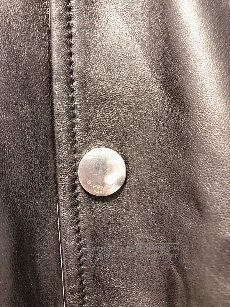Givenchy Givenchy Hot Sale Black Star Pattern Leather Jacket Size US L / EU 52-54 / 3 - 6 Thumbnail