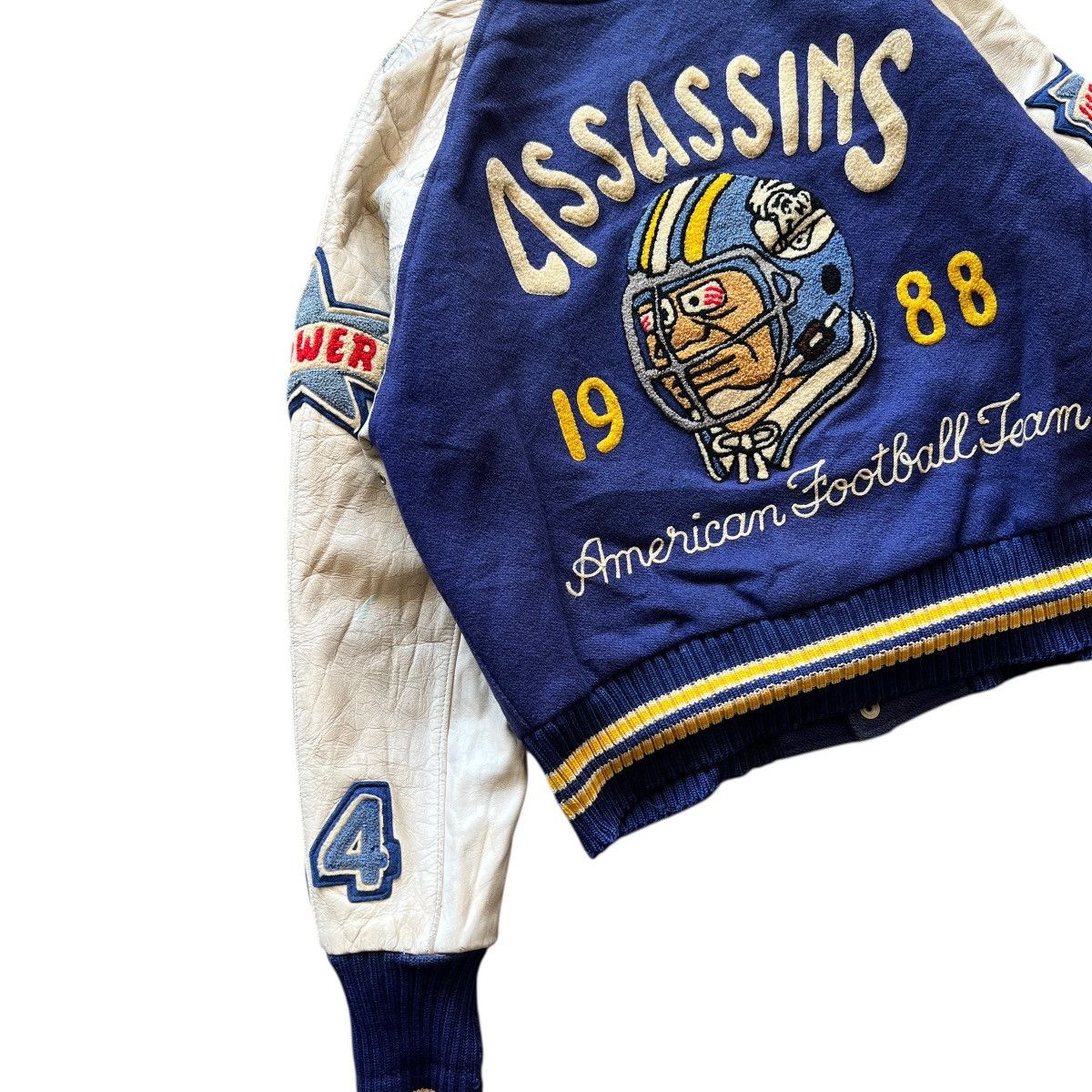 Vintage 🔥 Vintage Tm Athletics Beams Varsity Stadium Jacket Size US M / EU 48-50 / 2 - 6 Thumbnail
