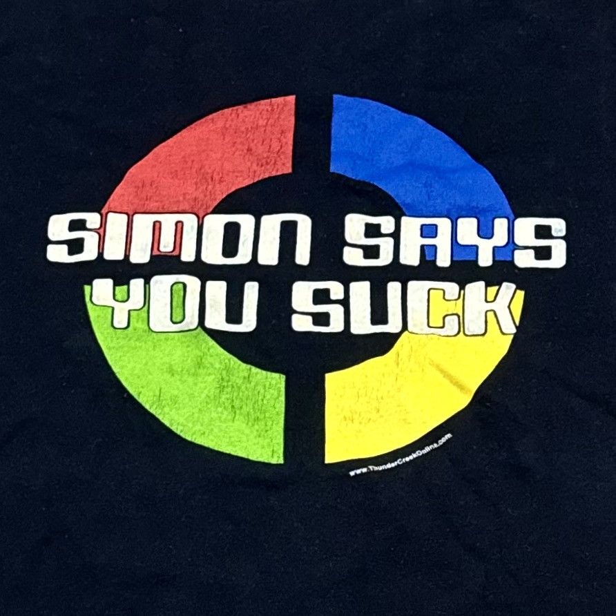 Vintage VINTAGE SIMON SAYS HUMOR TEE! Size US L / EU 52-54 / 3 - 1 Thumbnail