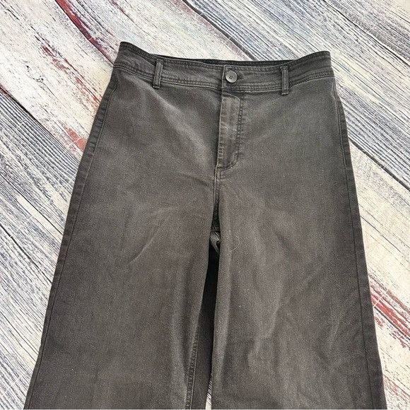 Other OAT New York High-Rise Black Wide-Leg Jeans Size 32" / US 10 / IT 46 - 3 Thumbnail