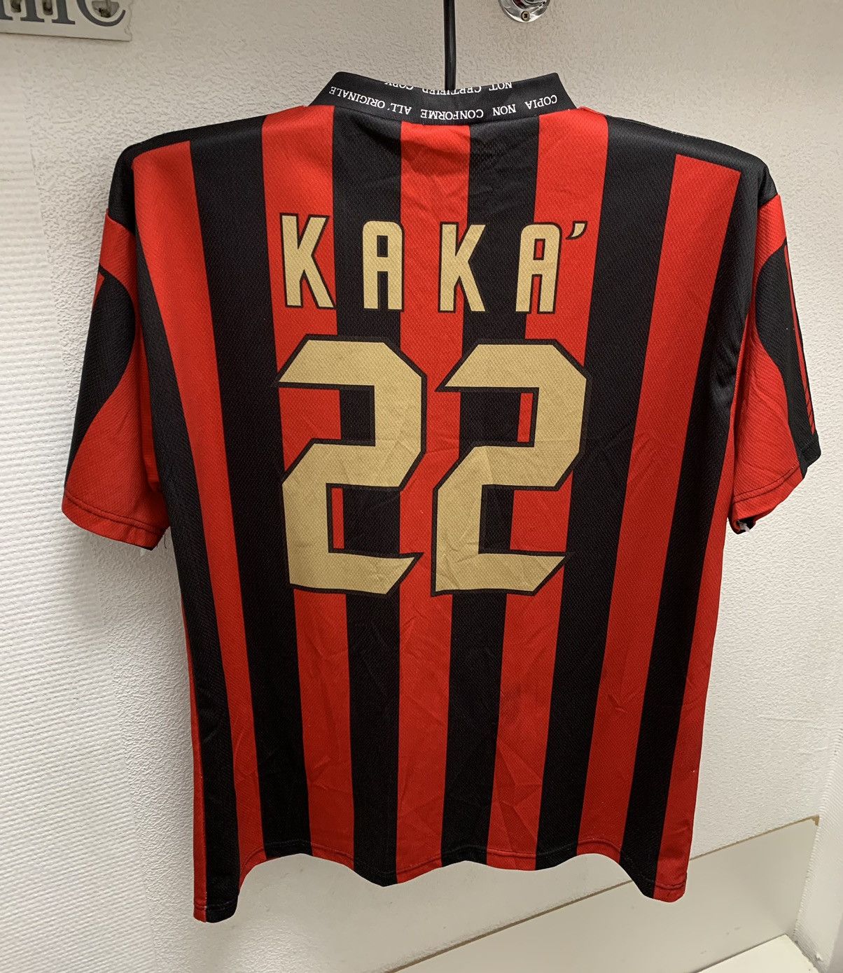 Vintage Milan Zafira Kaka 22 soccer jersey Xl sz champions league Size US XL / EU 56 / 4 - 1 Thumbnail