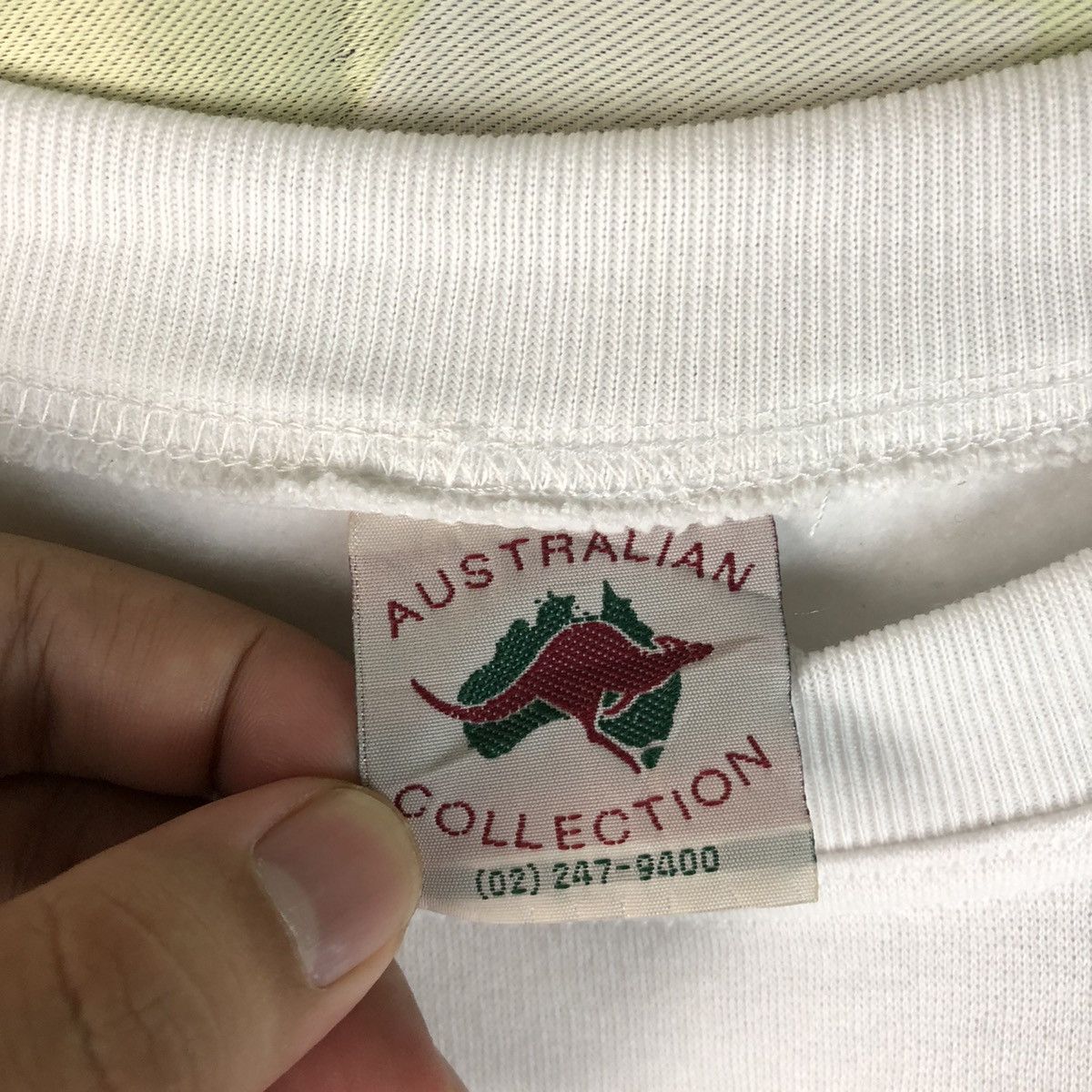 Designer × Vintage No Worries Mate Australian collection Sweathshirt #7458 Size US L / EU 52-54 / 3 - 9 Thumbnail