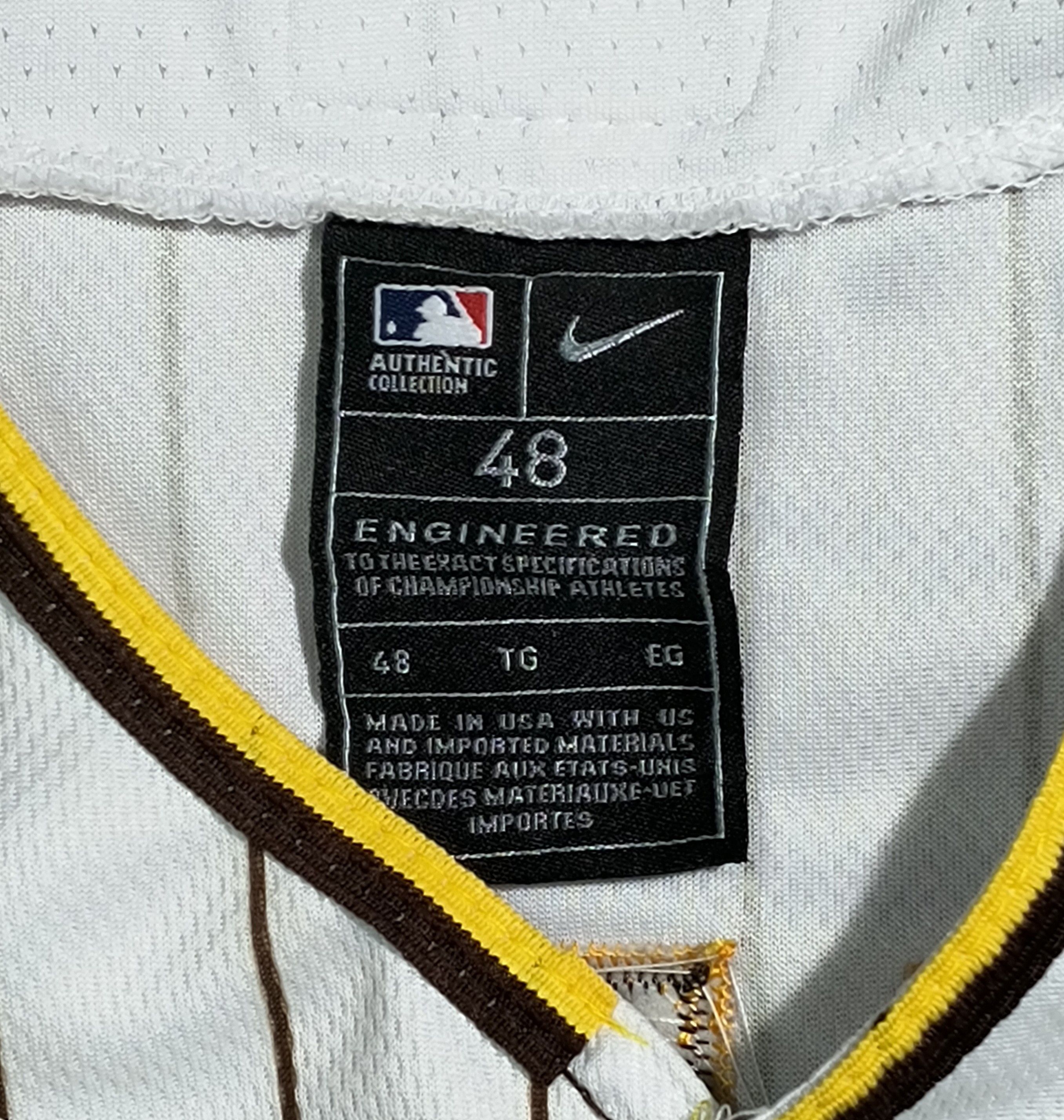 MLB Nike MLB San Diego Padres #4 Blake Snell 2021 jersey Size US XL / EU 56 / 4 - 3 Thumbnail