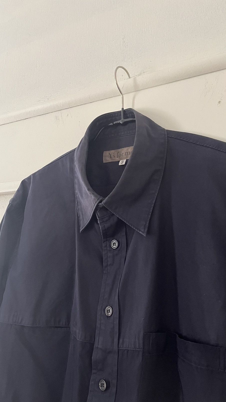 Yohji Yamamoto Y’s for men Yohji Yamamoto dark navy shirt Size US M / EU 48-50 / 2 - 2 Thumbnail