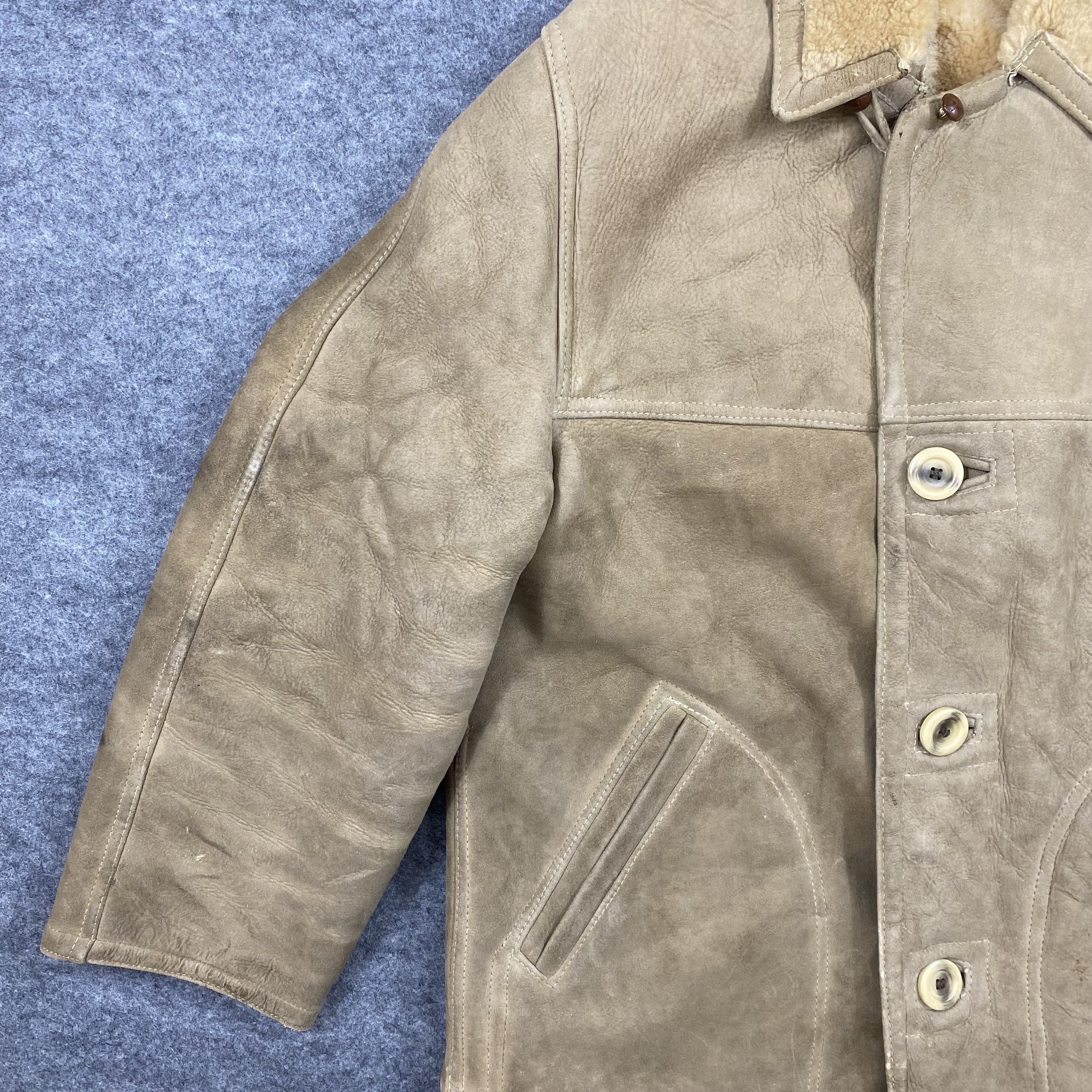 Abercrombie & Fitch VINTAGE 80s ABERCROMBIE & FITCH LEATHER JACKET-J641 Size US L / EU 52-54 / 3 - 4 Thumbnail