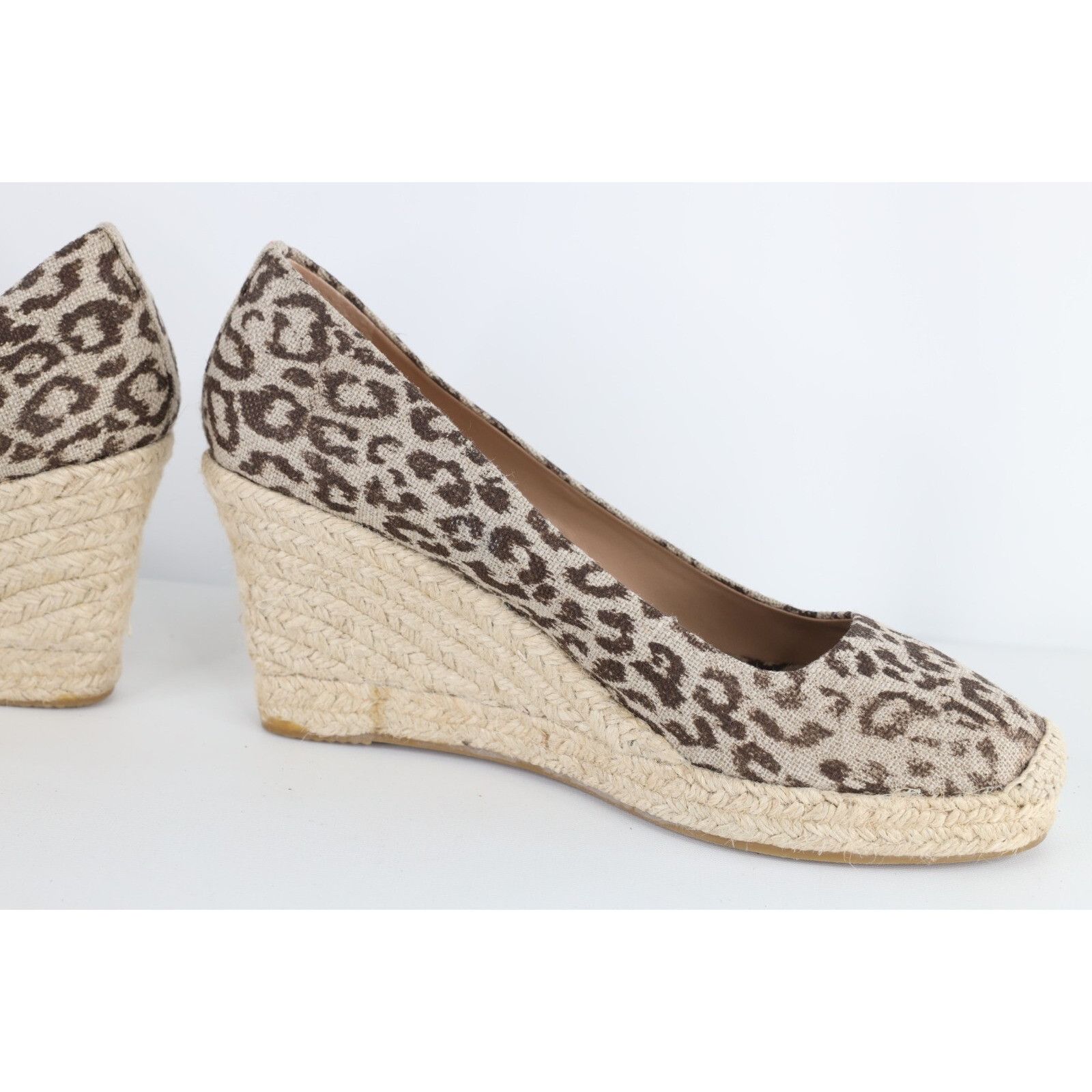J.Crew J Crew Leopard Print Roped Espadrilles Wedges Shoes Size US 11 / IT 41 - 6 Thumbnail