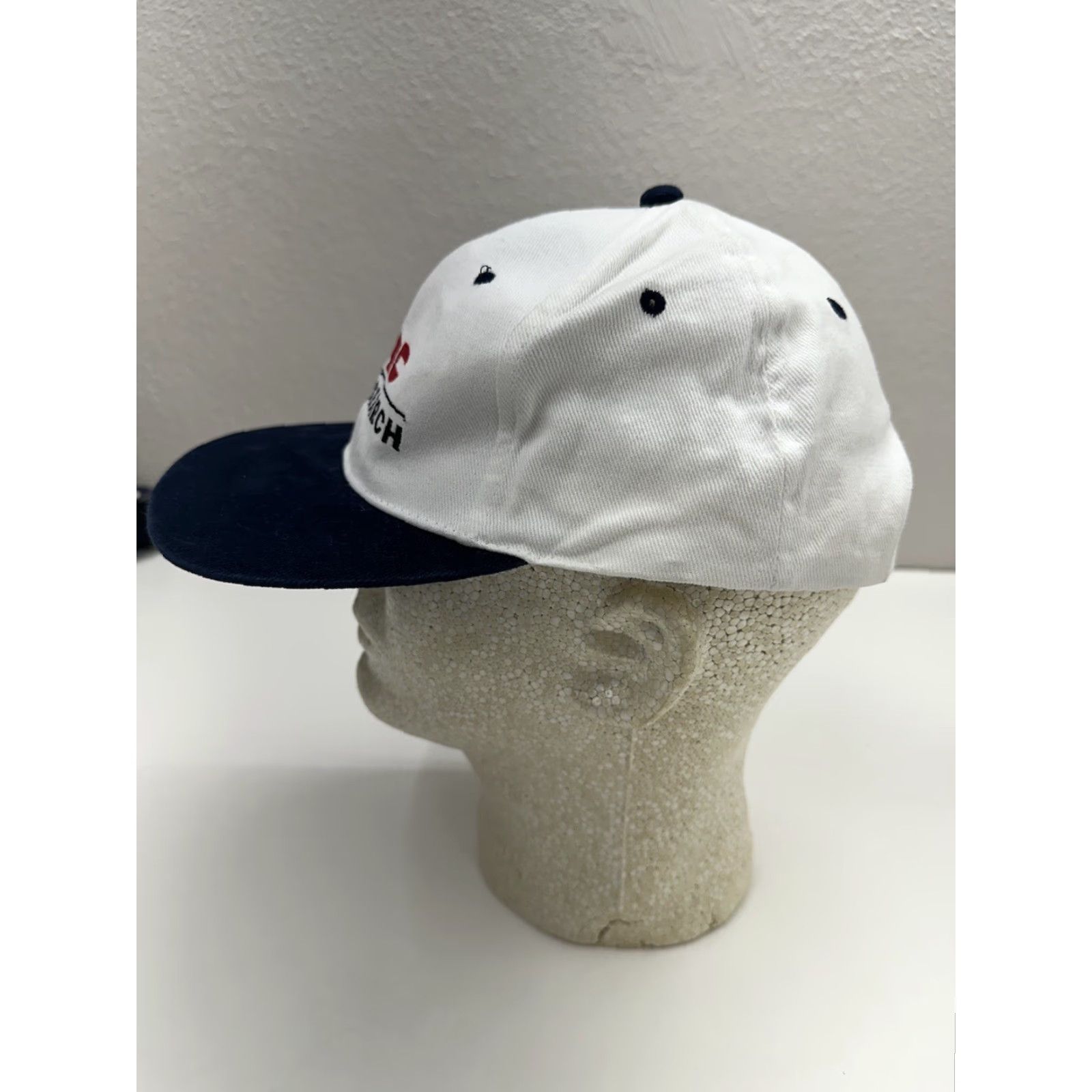 Vintage Hit Snapback Hat FRC Fire Research Adjustable White Embordered Size ONE SIZE - 4 Thumbnail