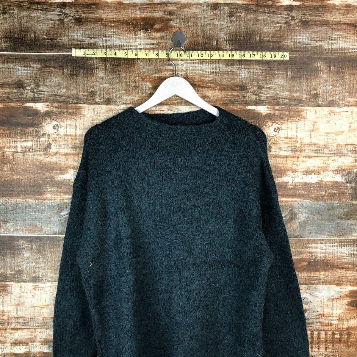 Homespun Knitwear × Uniqlo Uniqlo japan vintage Green Knitwear #A1744 Size US L / EU 52-54 / 3 - 2 Thumbnail