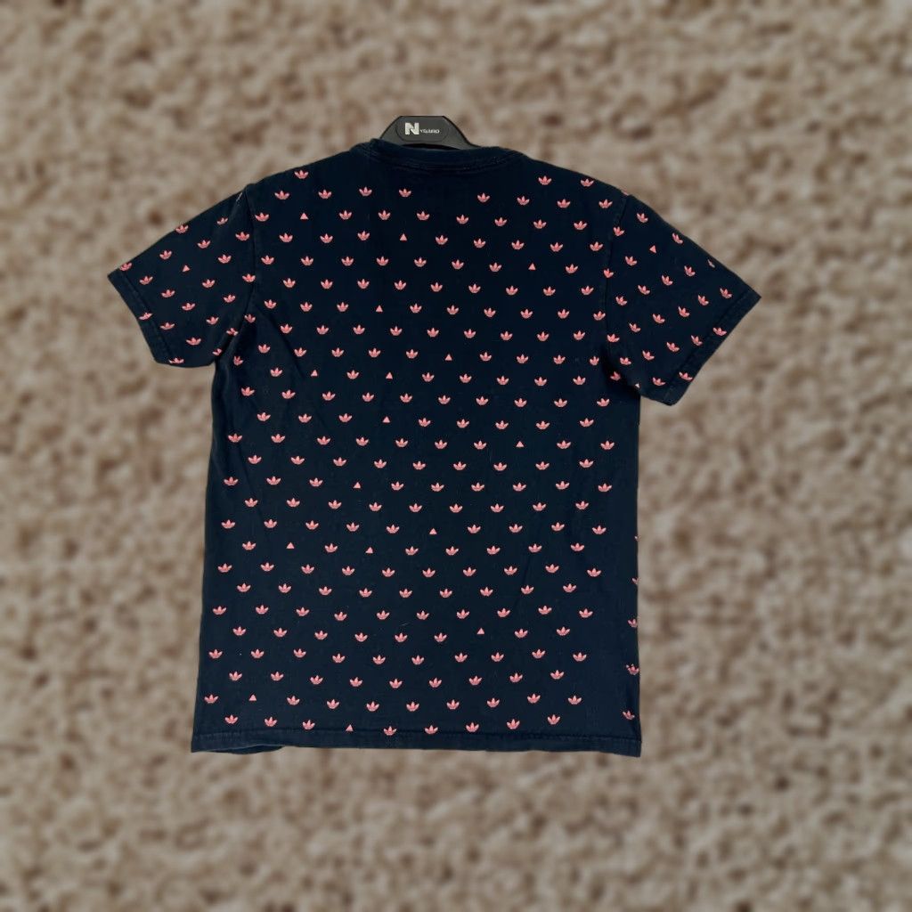 Adidas Adidas Shirt Mens Small Black Trefoil All Over Print Short Sleeve Crew Neck Size US S / EU 44-46 / 1 - 1 Thumbnail