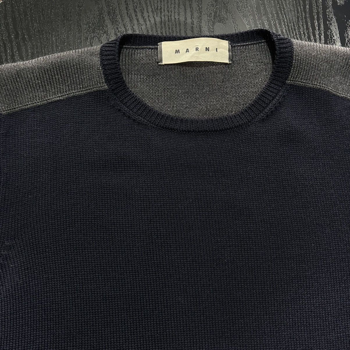 Designer × Marni MARNI COLOR BLOCK WOOL SWEATER Size US L / EU 52-54 / 3 - 3 Thumbnail