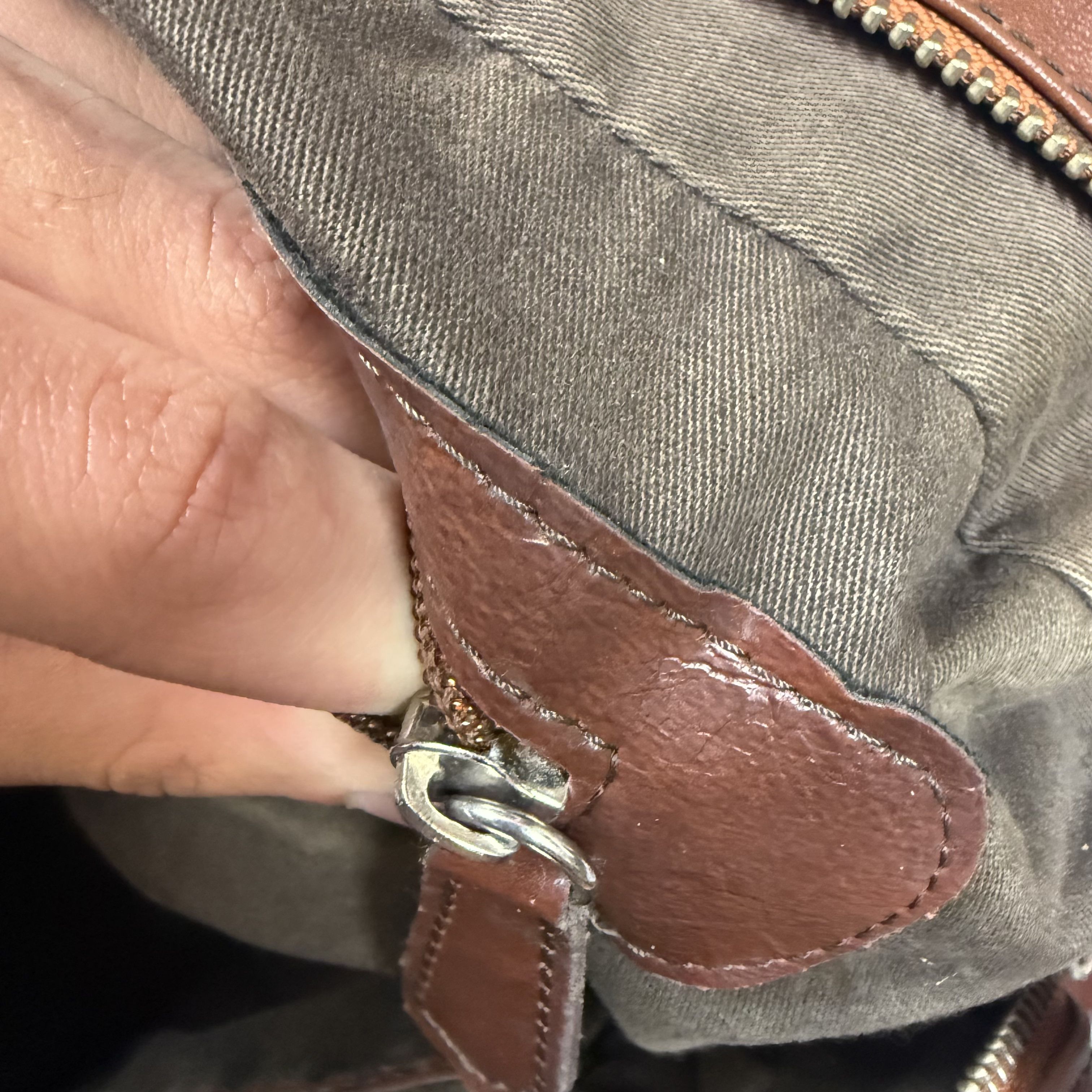 Miu Miu vintage y2k miu miu leather tote bag in brown Size ONE SIZE - 6 Thumbnail