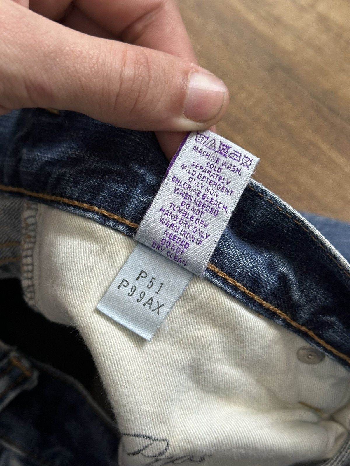 Prps PRPS Japanese Washed Denim Jeans Size US 36 / EU 52 - 17 Thumbnail