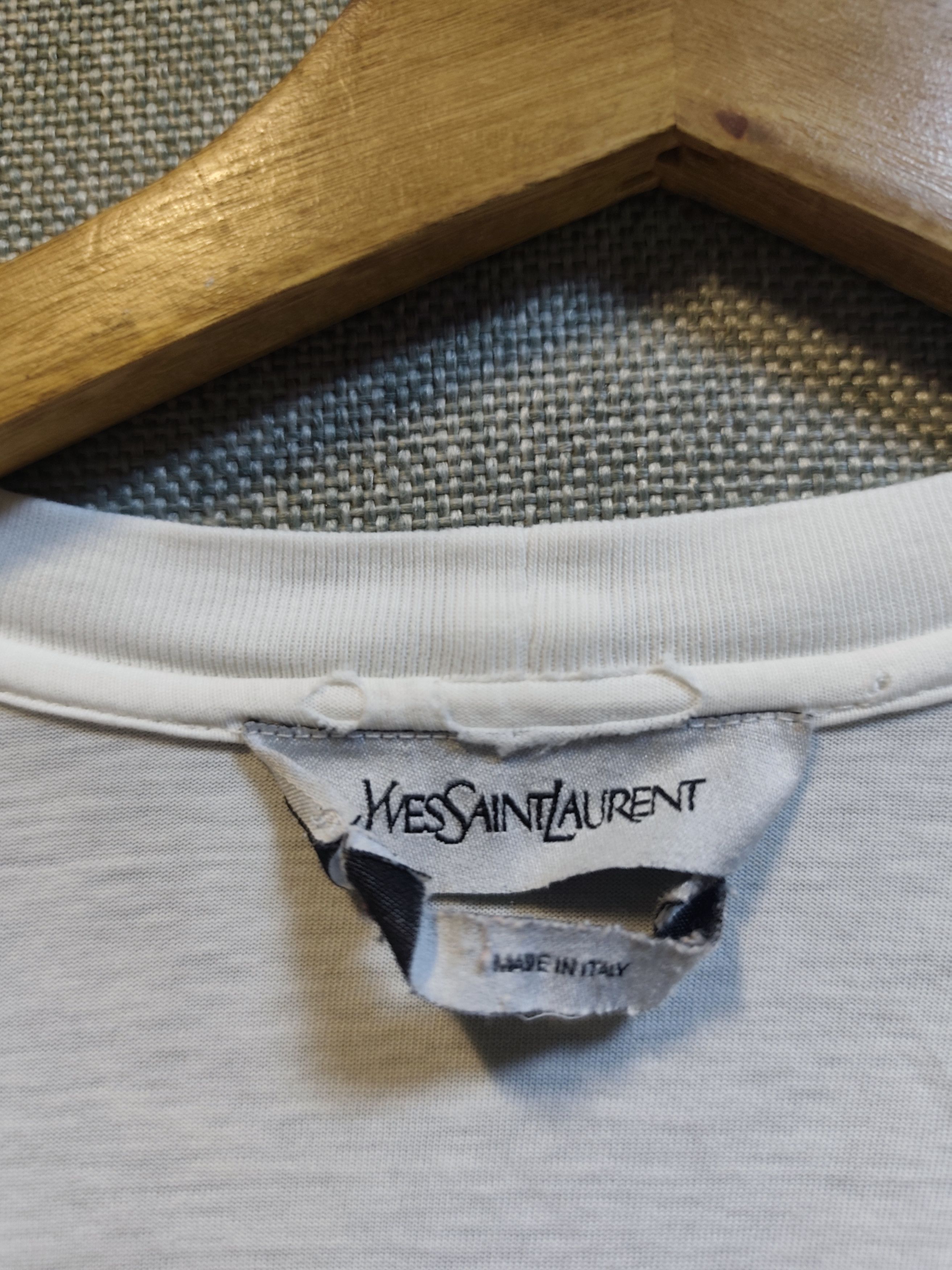 Yves Saint Laurent Yves Saint Laurent Eiffel Tower Tee Size US M / EU 48-50 / 2 - 5 Thumbnail