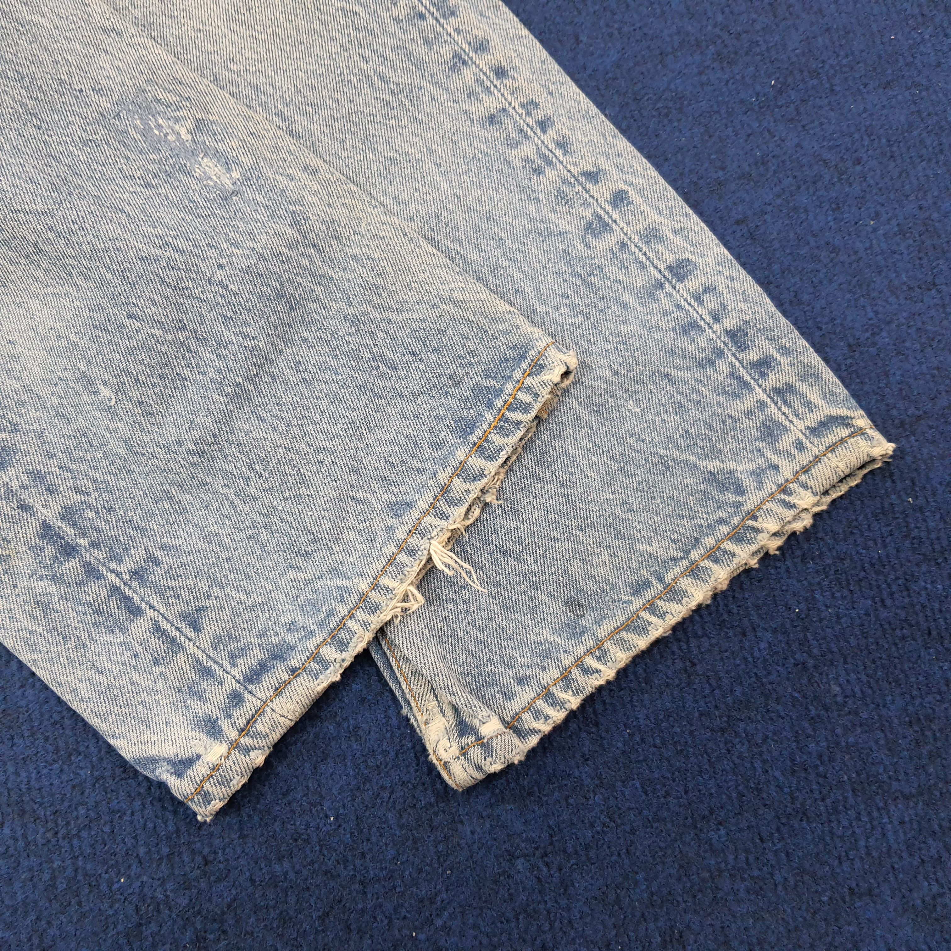 Levi's Vintage Levi's 501 Denim Distressed Style Jeans C252N18 Size US 31 - 6 Thumbnail