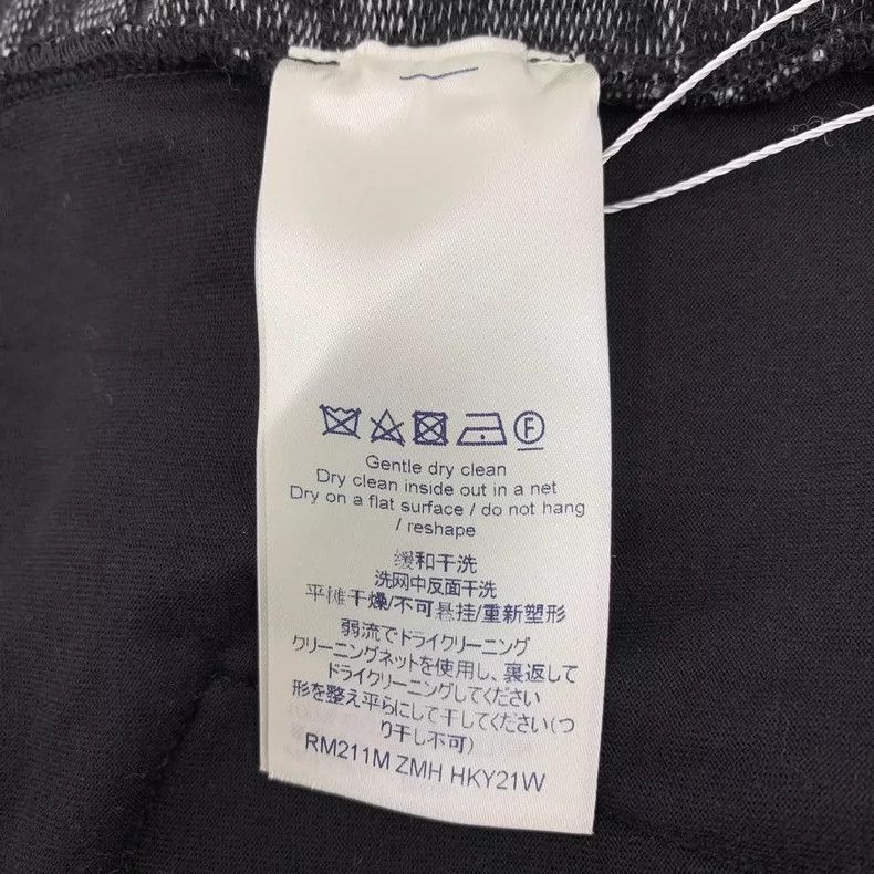 Louis Vuitton Louis Vuitton Cotton zip knit jacket with full black logo Size US XL / EU 56 / 4 - 7 Thumbnail