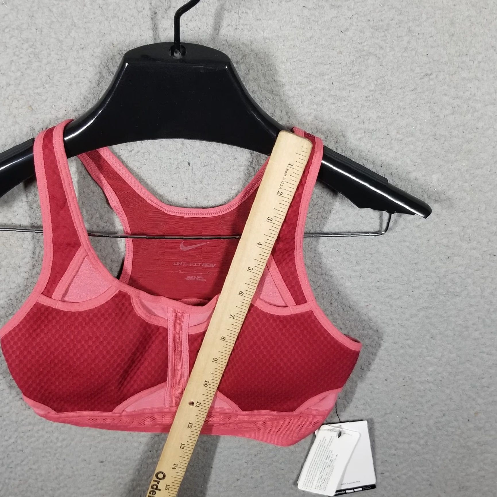 Nike Nike Sports Bra Women's Small Pink High Support Ultrabreathe Padded Activewear Size ONE SIZE - 5 Thumbnail