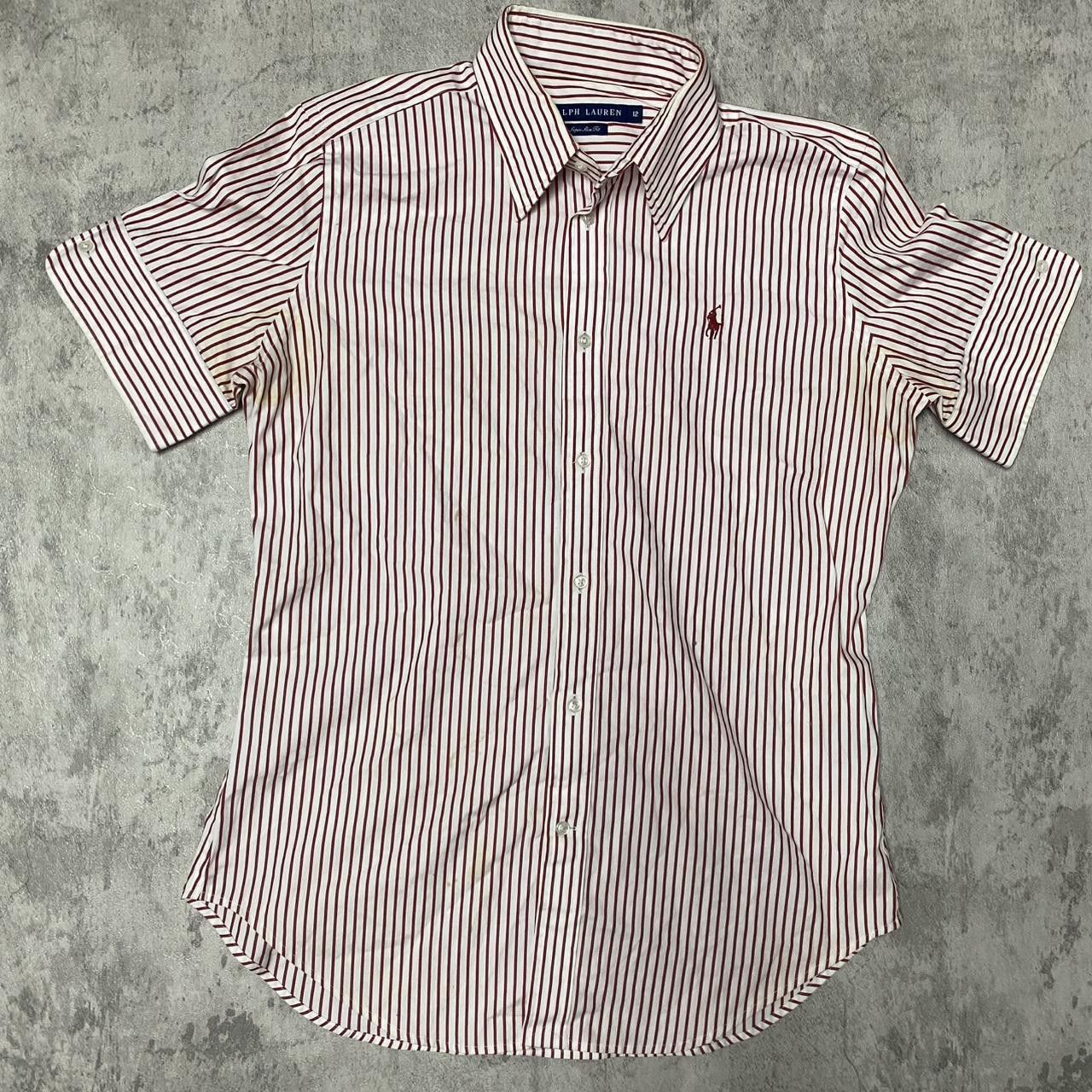 Polo Ralph Lauren Ralph Lauren red and white striped short sleeve Size US S / EU 44-46 / 1 - 1 Thumbnail