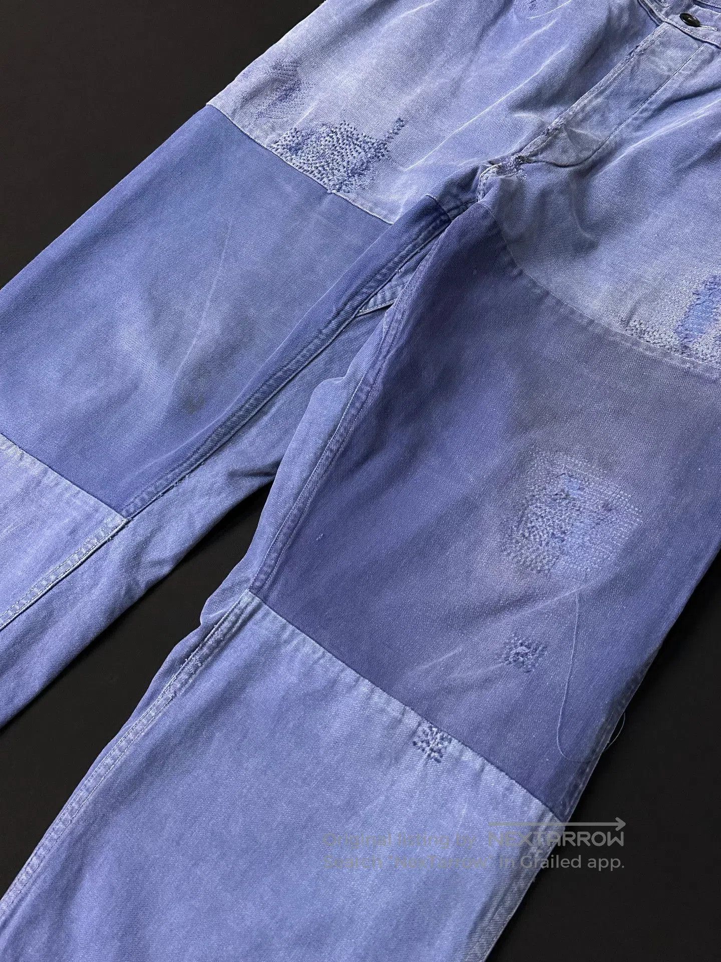 Vintage Vintage Boro French Workwear Canvas Pants. Size US 31 - 3 Thumbnail