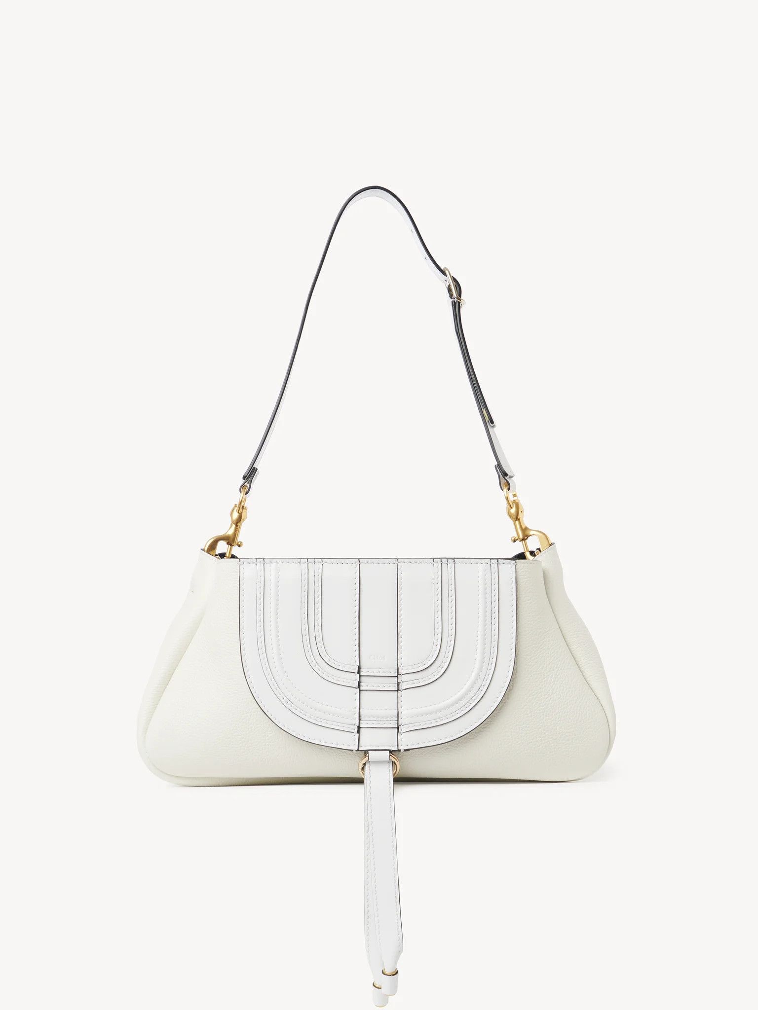 Chloe o1loc1c1024 Marcie Small Clutch in Misty Ivory Size ONE SIZE - 1 Thumbnail