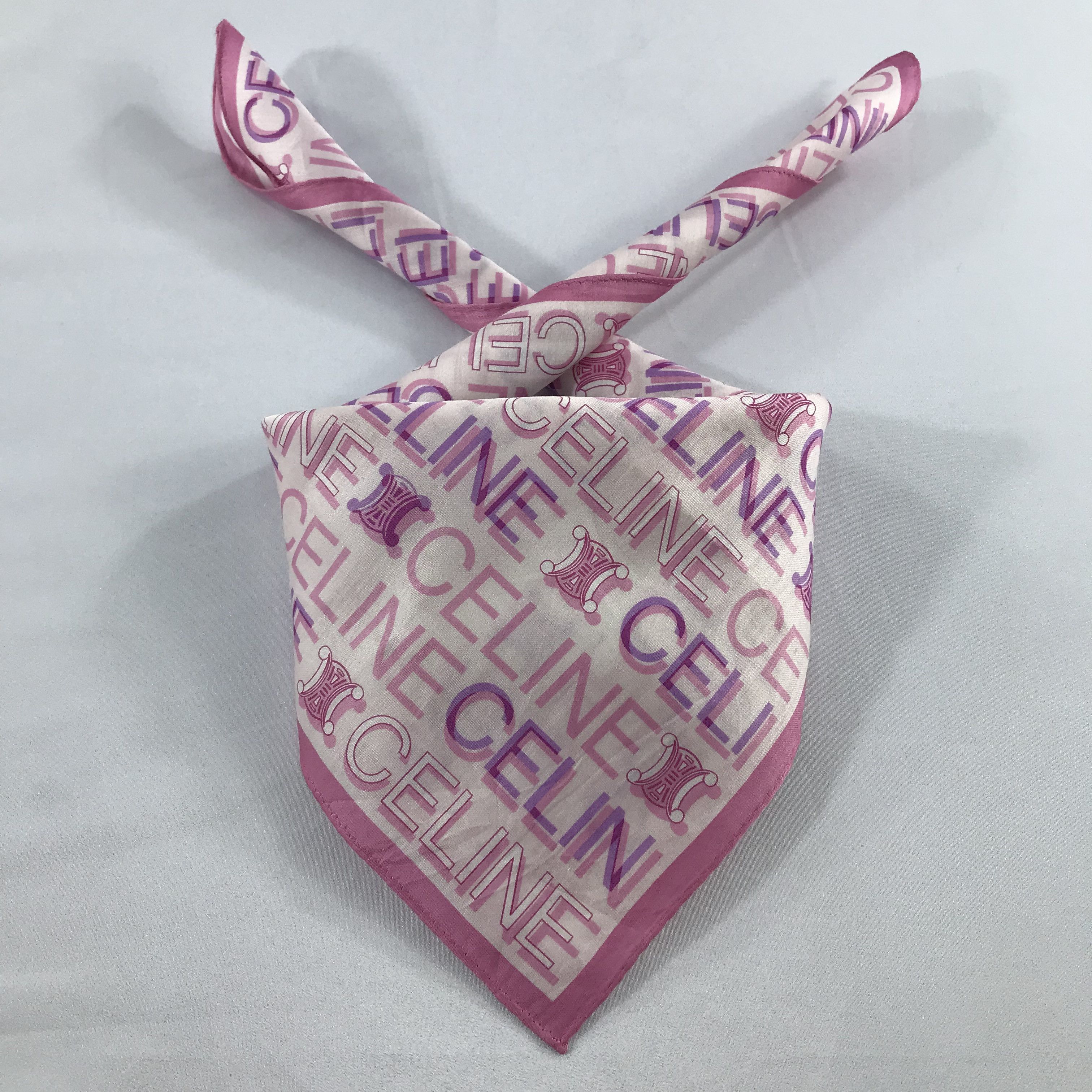 Celine × Vintage Celine Bandana / Handkerchief / Neckerchief - S2064 Size ONE SIZE - 3 Thumbnail
