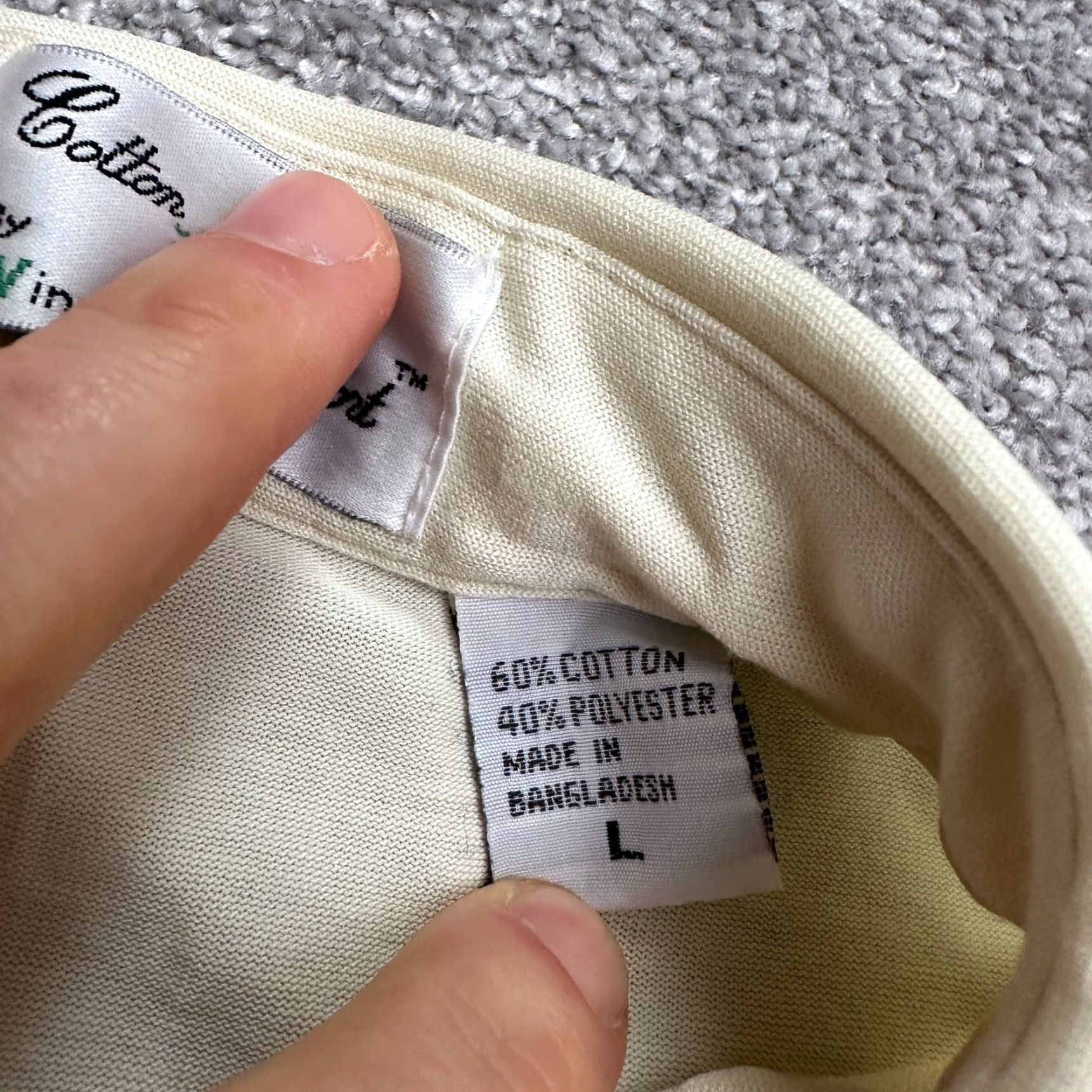 Vintage VINTAGE Winner Mate Cotton & Comfort Polo Shirt Mens L Yellow Casual Top Size US L / EU 52-54 / 3 - 7 Thumbnail