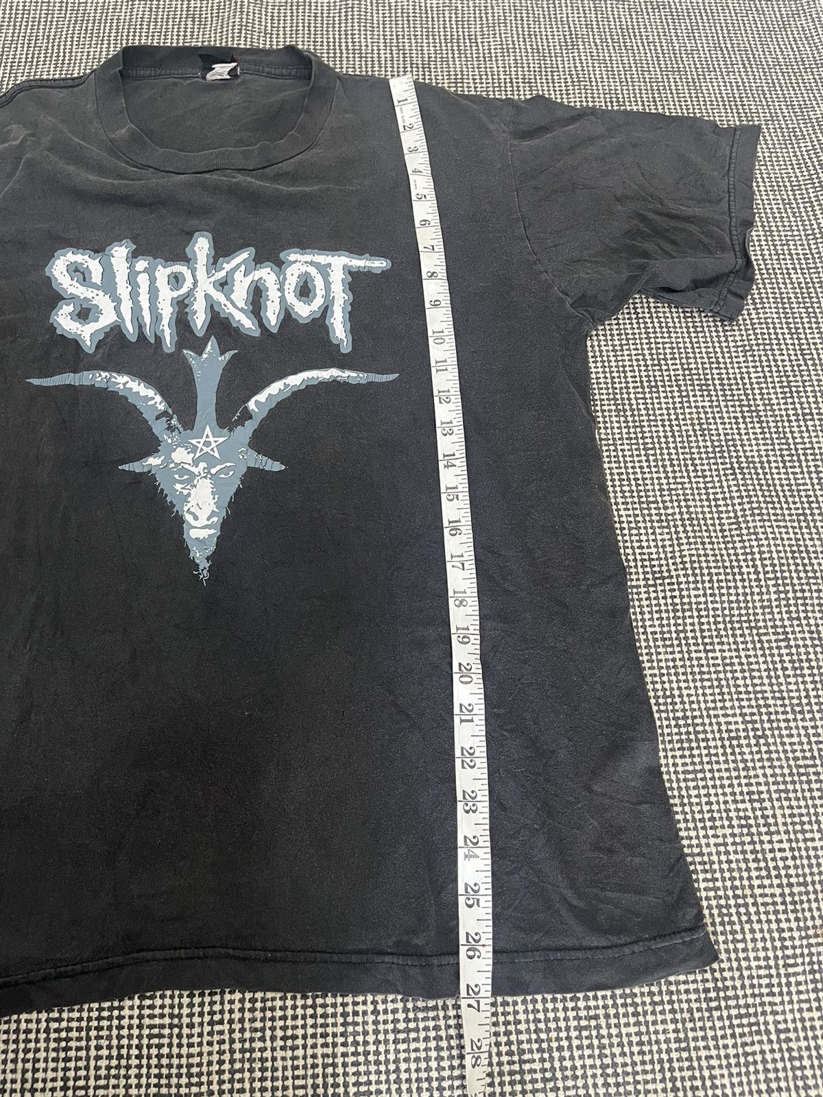 Band Tees × Slipknot × Vintage Vintage Y2K Slipknot Faded Band Emo Deftones T Shirt Size US M / EU 48-50 / 2 - 5 Thumbnail