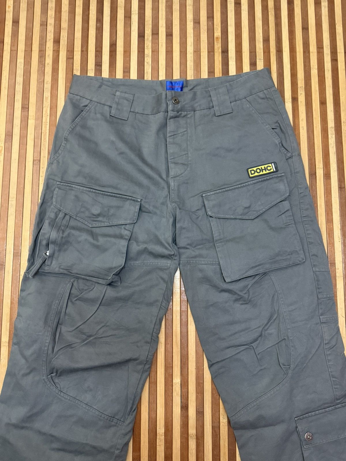 Japanese Brand Vintage DOHC Bush Pocket Cargo Pants 8 Pockets Streetwear Size US 34 / EU 50 - 3 Thumbnail