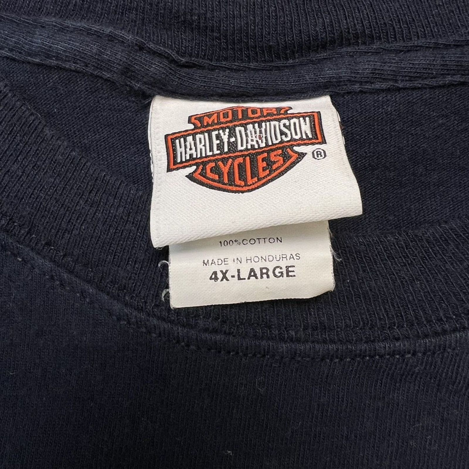 Harley Davidson × Vintage VTG 2013 Harley Davidson T Shirt 4XL Double Sided Biker Tee Size US XXL / EU 58 / 5 - 7 Thumbnail