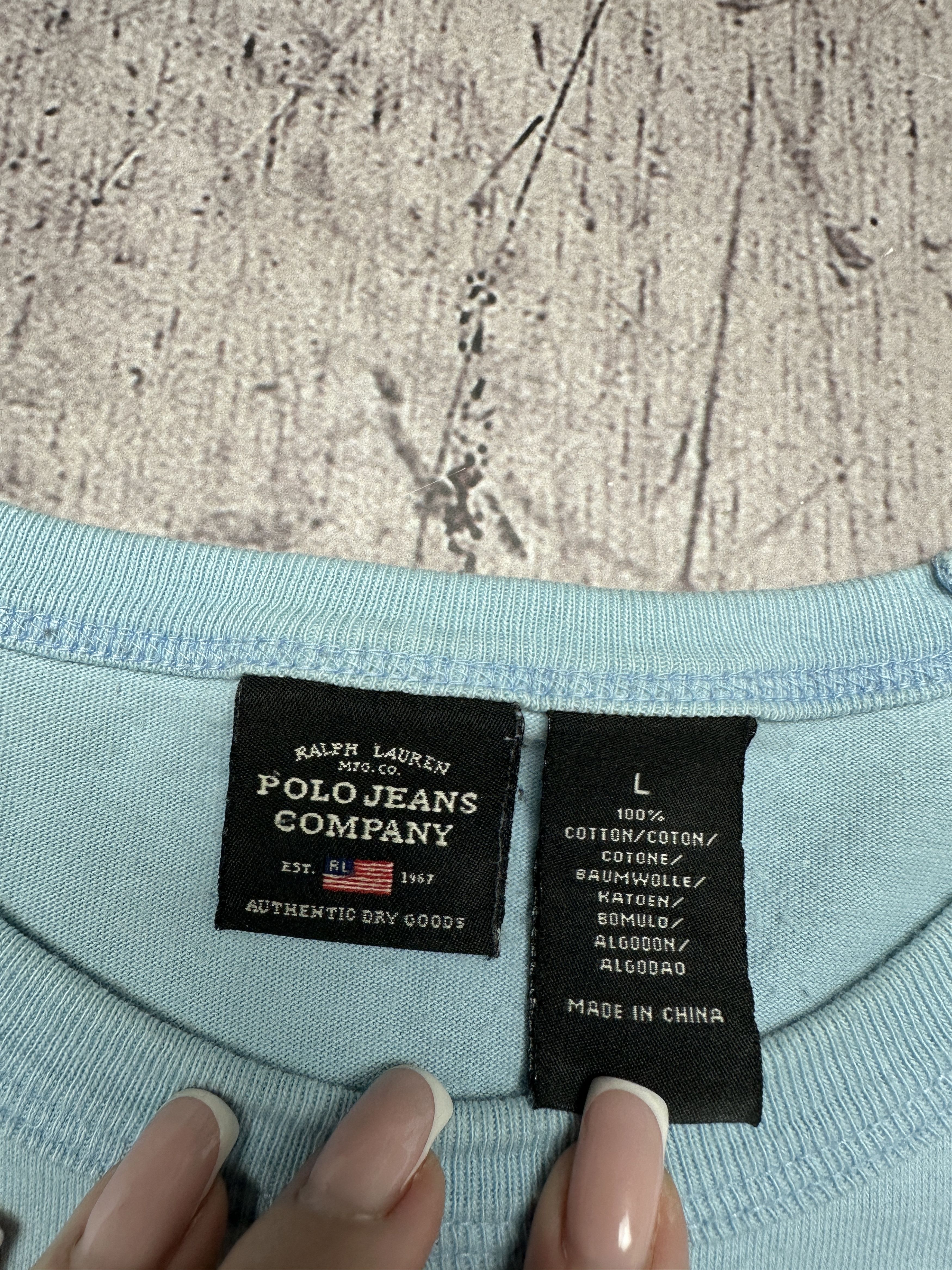 Polo Ralph Lauren Polo Jeans Ralph Lauren Mens Long Sleeve T-Shirt Size US L / EU 52-54 / 3 - 4 Thumbnail