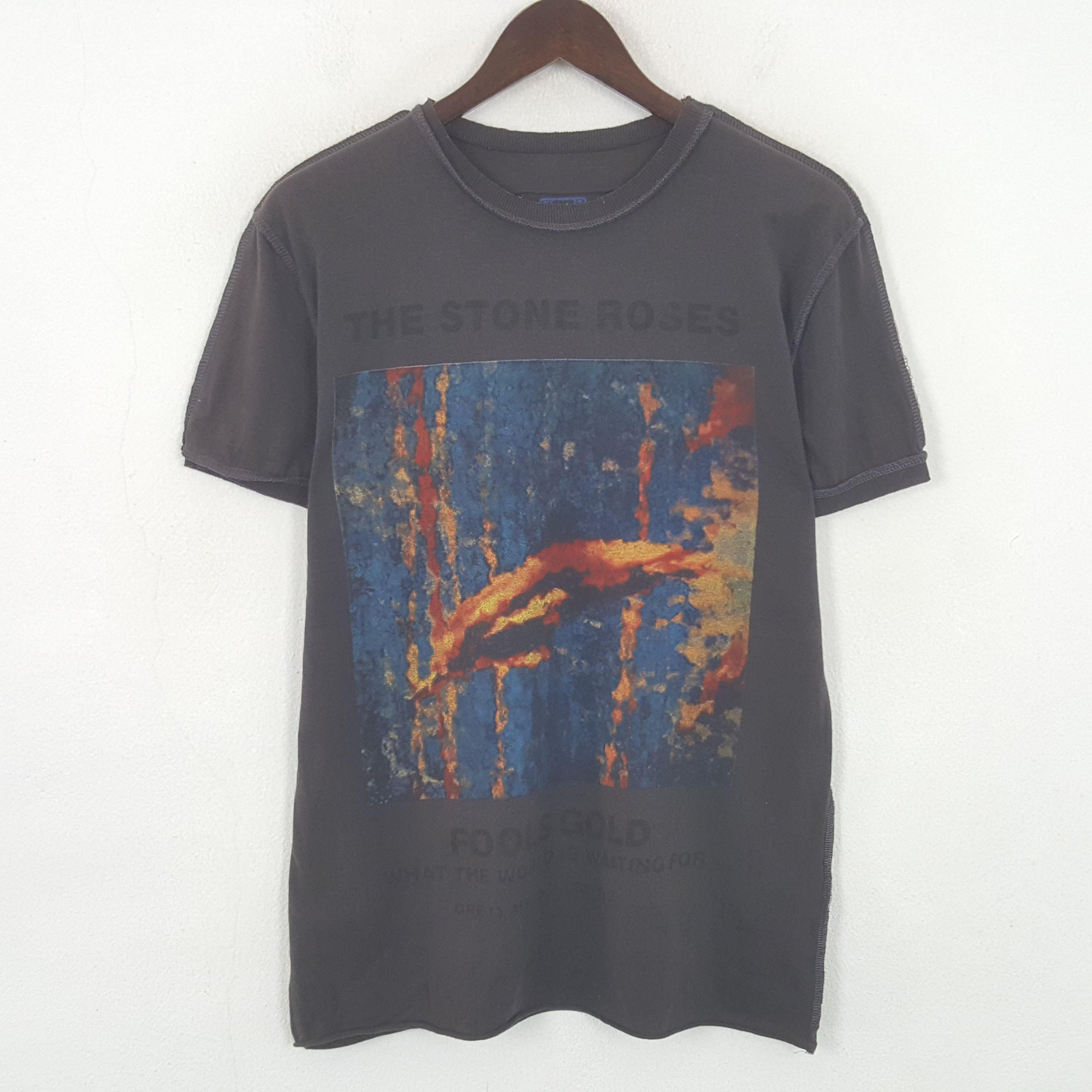 Band Tees Vintage The Stone Roses Fools Gold Album Cover Tshirt Size US M / EU 48-50 / 2 - 1 Thumbnail