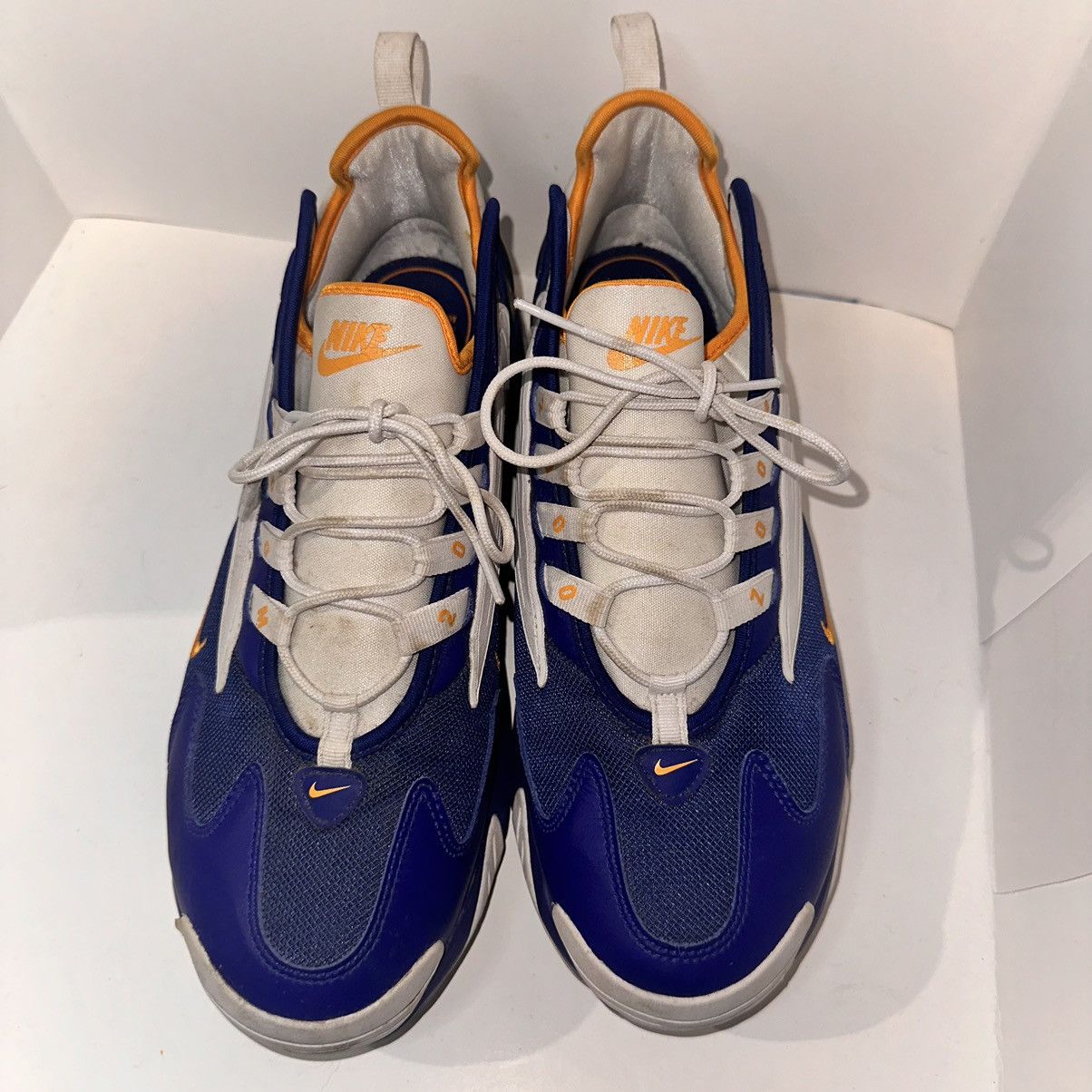 Nike Nike Air Zoom Low Blue Yellow White 10.5 Size US 10.5 / EU 43-44 - 3 Thumbnail