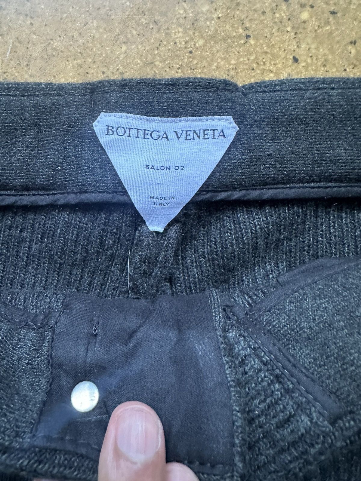 Bottega Veneta $3500 Bottega Veneta Cashmere Runway Pants (52) Size US 34 / EU 50 - 3 Thumbnail