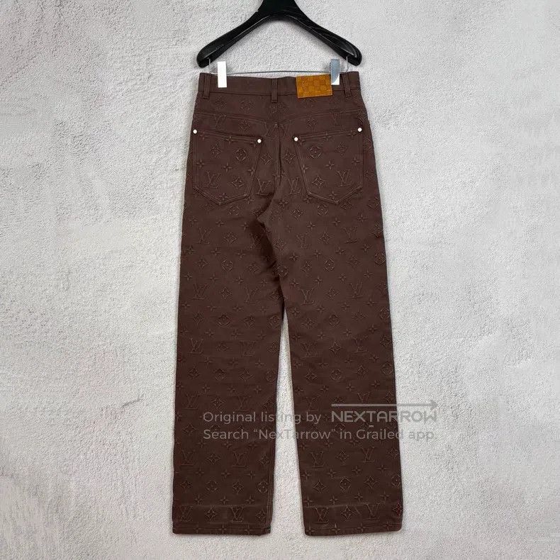 Louis Vuitton Louis Vuitton SS25 Men's Spring/Summer Logo Embossed Cotto Size US 27 - 2 Thumbnail