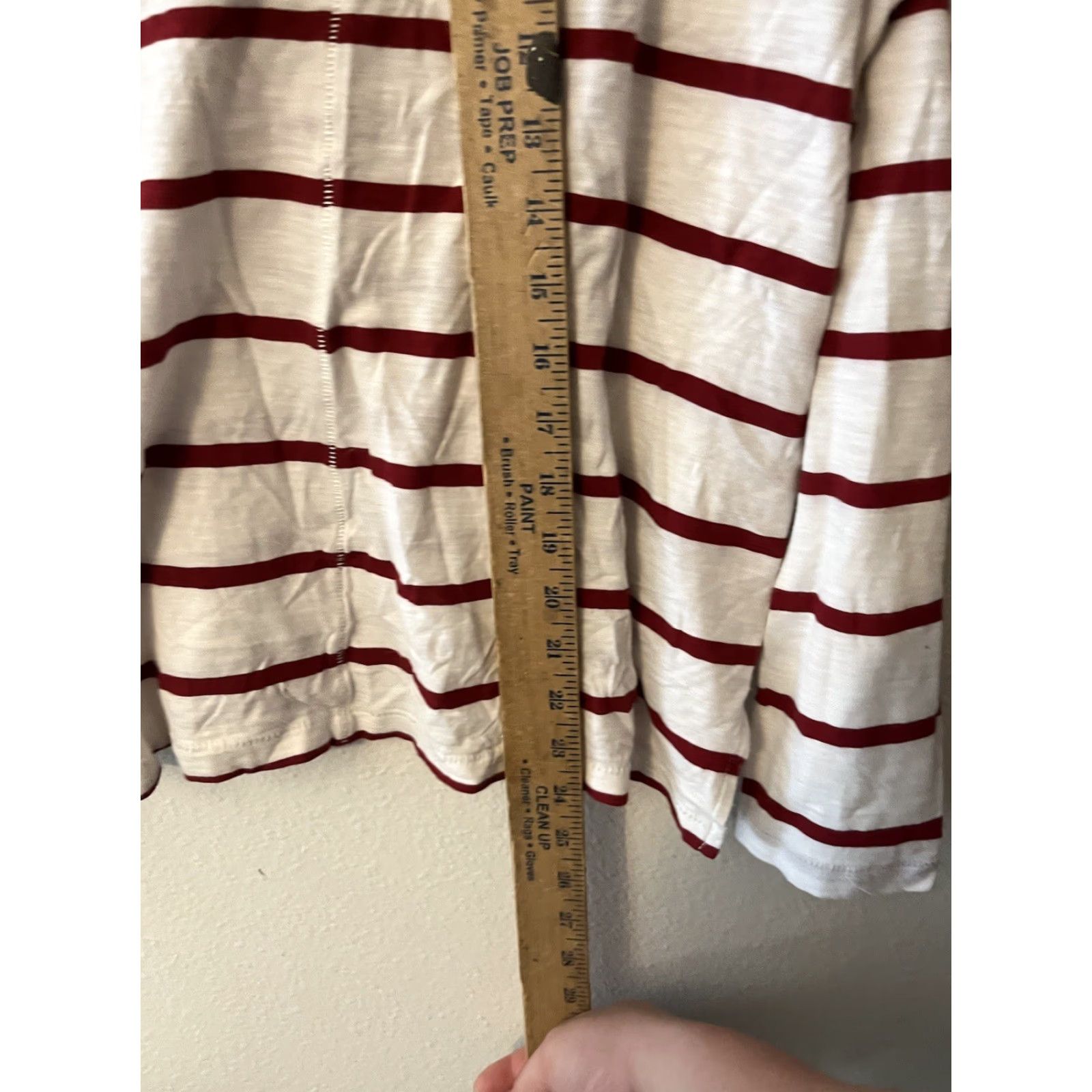 Madewell Madewell Shirt Womens XL Long Sleeve Striped Scoop Neck T-Shirt Multicolor Casual Size XL / US 12-14 / IT 48-50 - 4 Thumbnail