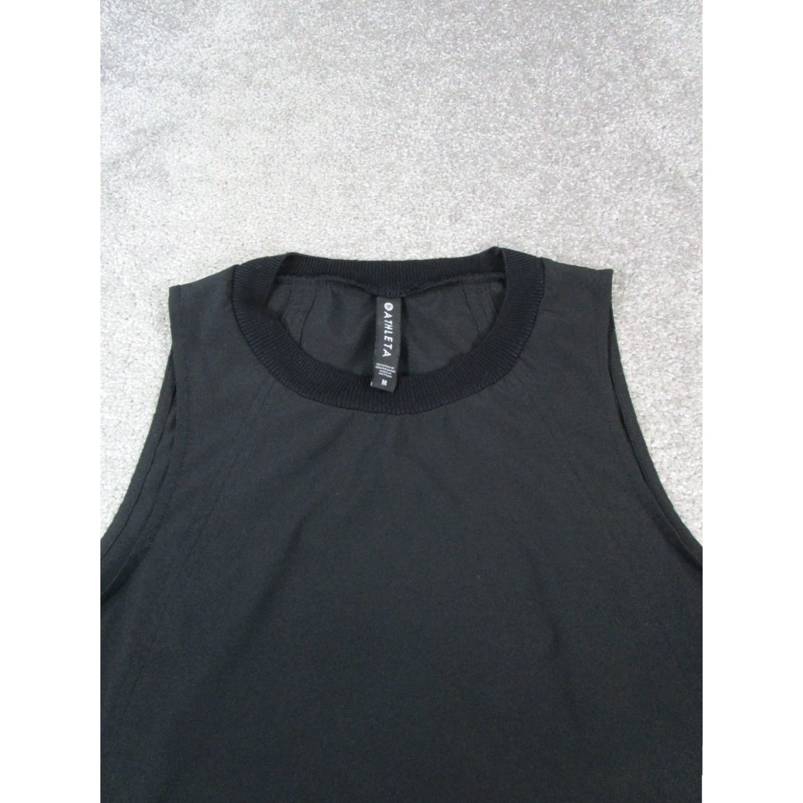Athleta Athleta Women's Tank Top M Black Yoga Pullover Shirt Size M / US 6-8 / IT 42-44 - 2 Thumbnail