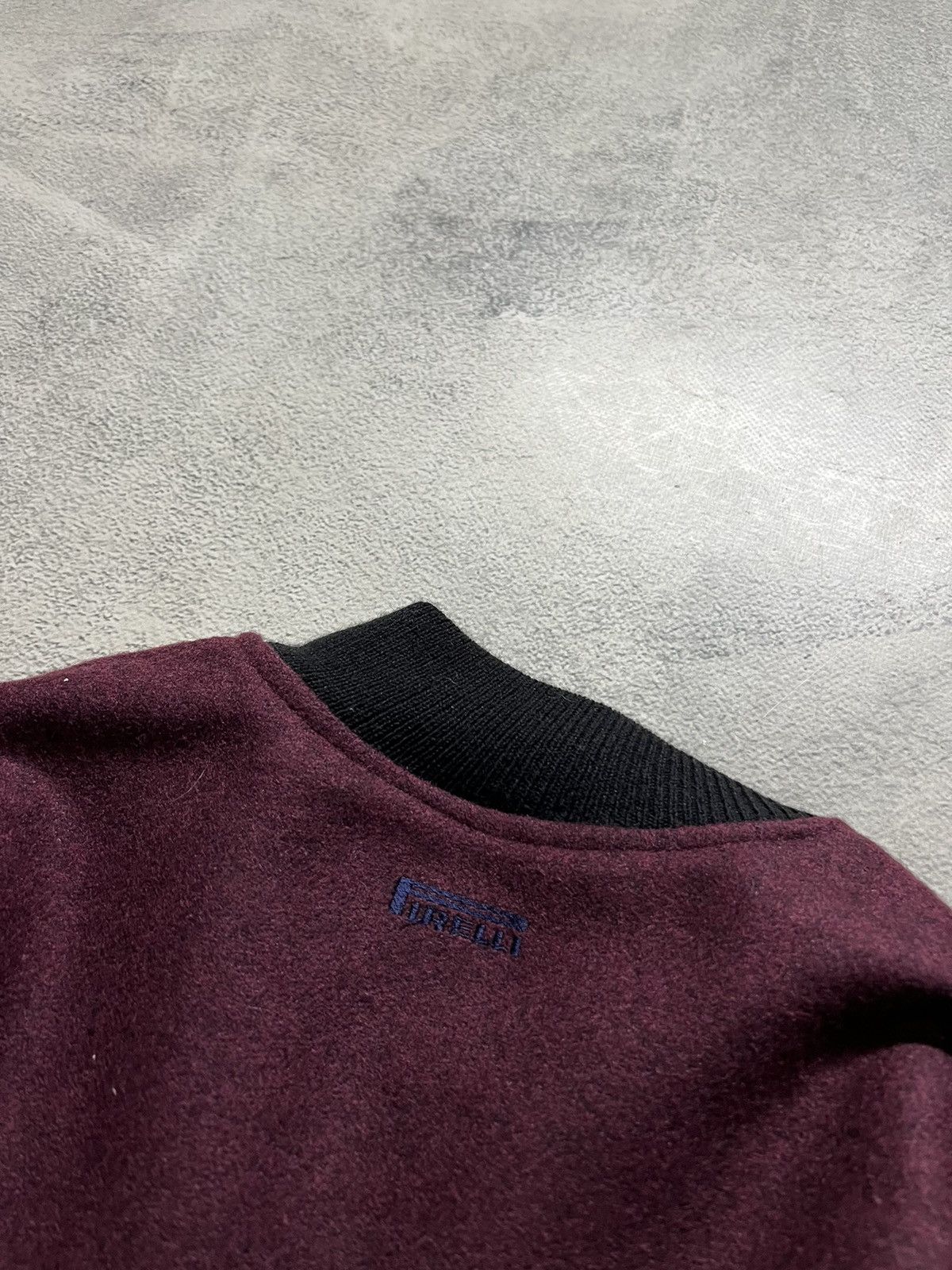Vintage Y2k Thrashed Porsche Cup Firelli Wool Bomber Jacket 90’s Size US M / EU 48-50 / 2 - 13 Thumbnail