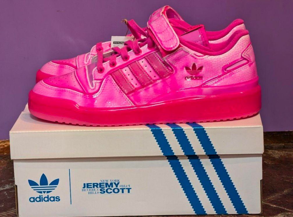 Adidas × Jeremy Scott ADIDAS x JEREMY SCOTT Low Top Sneakers Pink US 9.5 Size US 9.5 / EU 42-43 - 7 Thumbnail