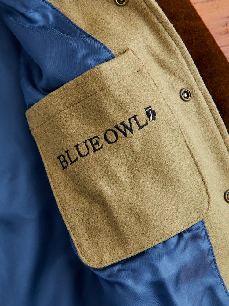 Dehen 1920 💚 Dehen 1920 x Blue Owl Varsity Jacket in Camel NEW Size US M / EU 48-50 / 2 - 4 Thumbnail