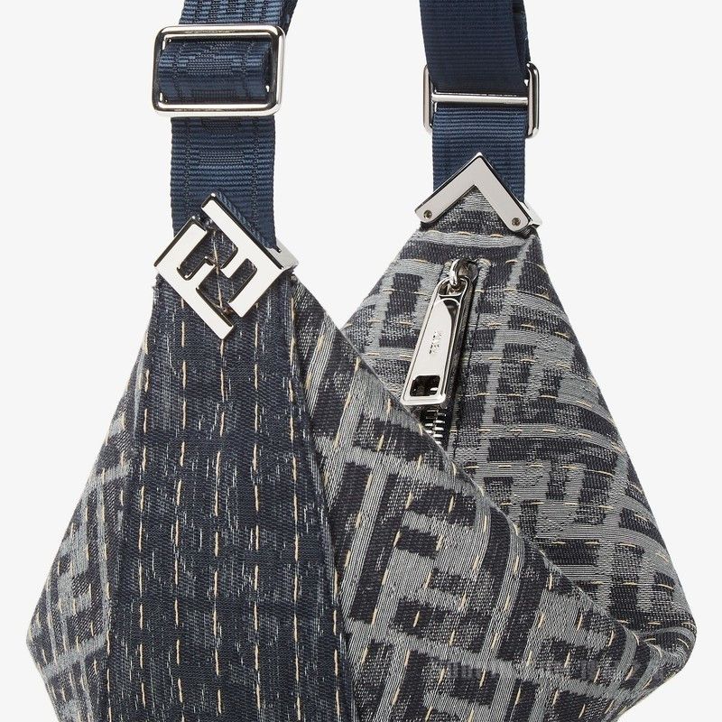 Fendi o1s1wg111125 Size: OS/ FF Fendi Melon Small in Black Size ONE SIZE - 5 Thumbnail