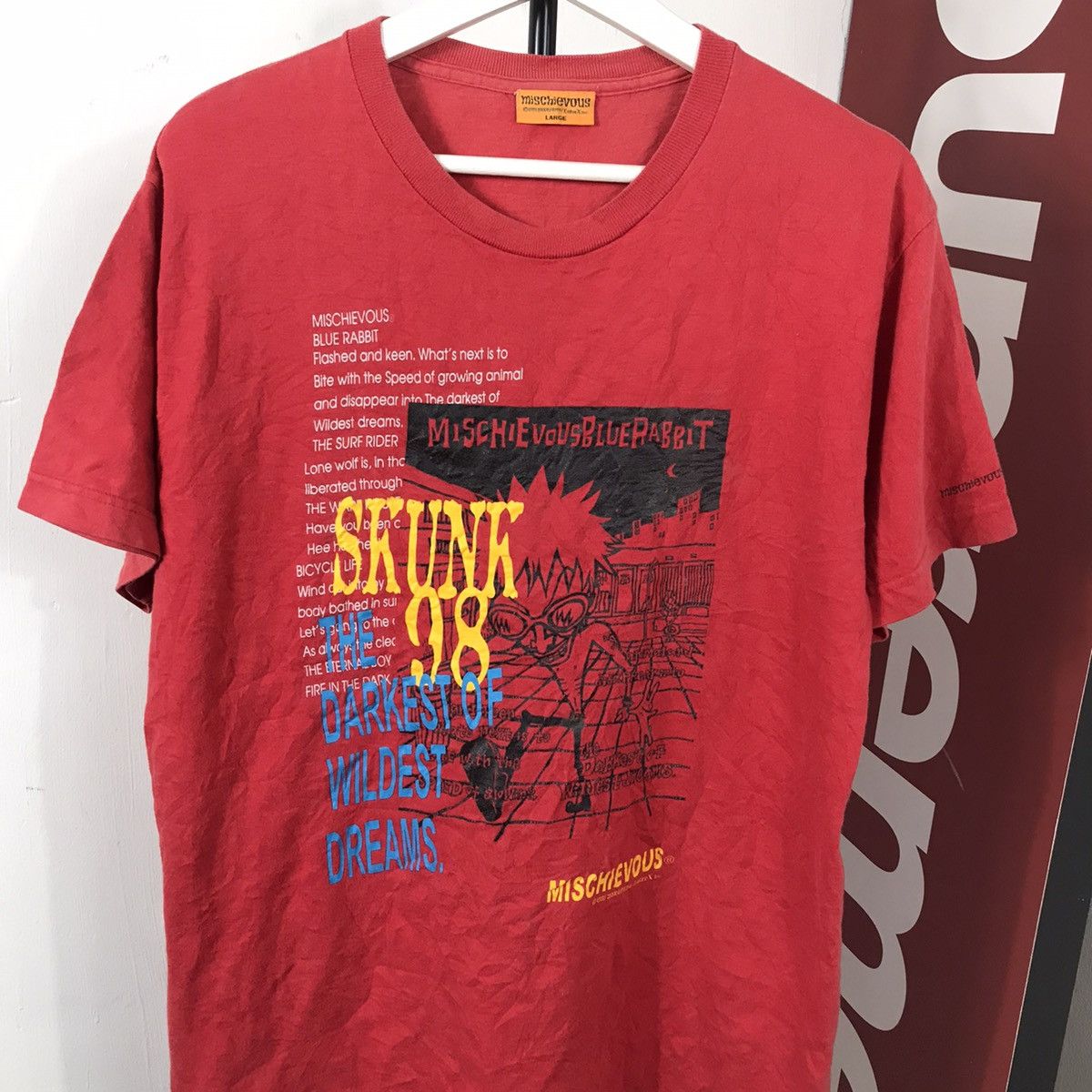 Japanese Brand 🔥Mischievous Skunk Punk by Emi Nakayama Seditionaries Tee Size US L / EU 52-54 / 3 - 3 Thumbnail