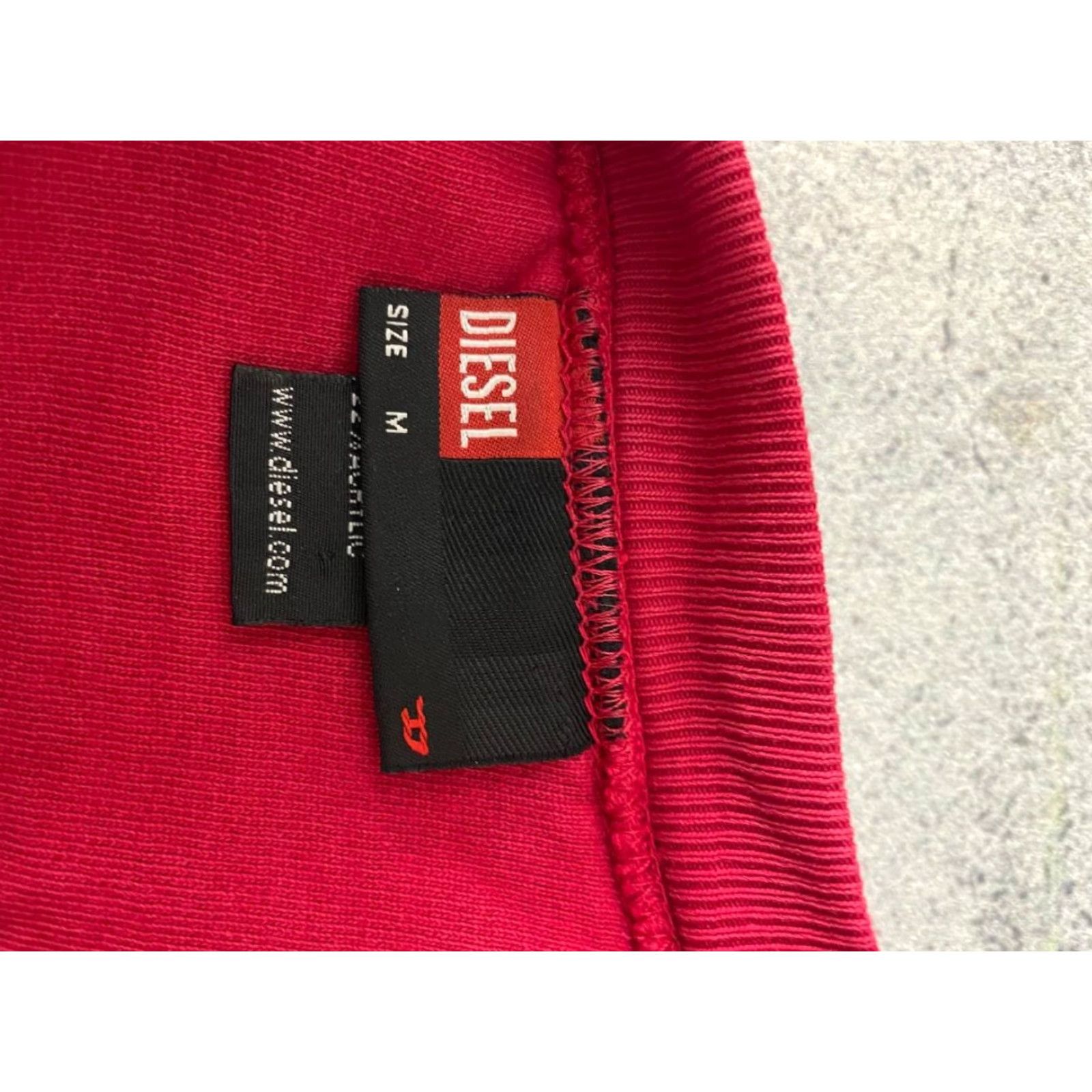 Diesel Diesel Sweatshirt Mens Size M Red Pullover Crew Neck Long Sleeve Cotton Acrylic Fleece Logo Vintage No Size US M / EU 48-50 / 2 - 3 Thumbnail