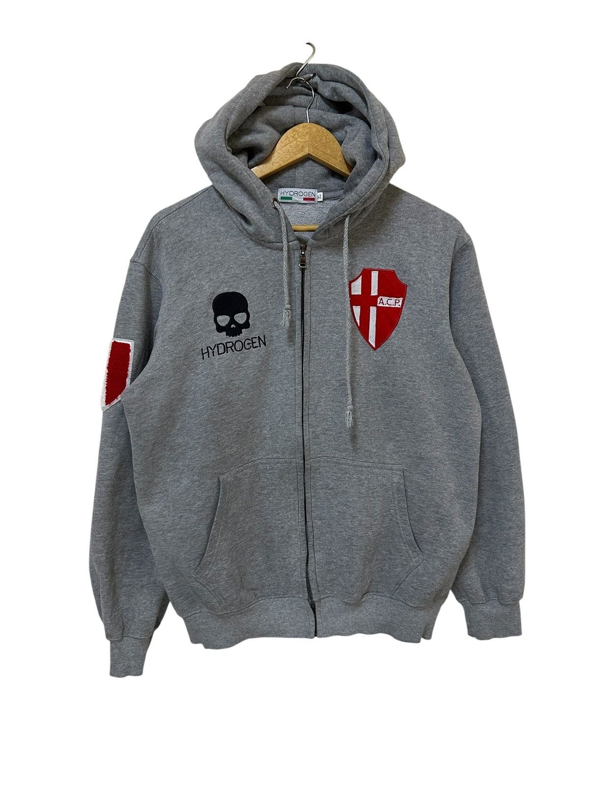 HYDROGEN HYDROGEN Hoodie Full Zip Size US XL / EU 56 / 4 - 1 Thumbnail