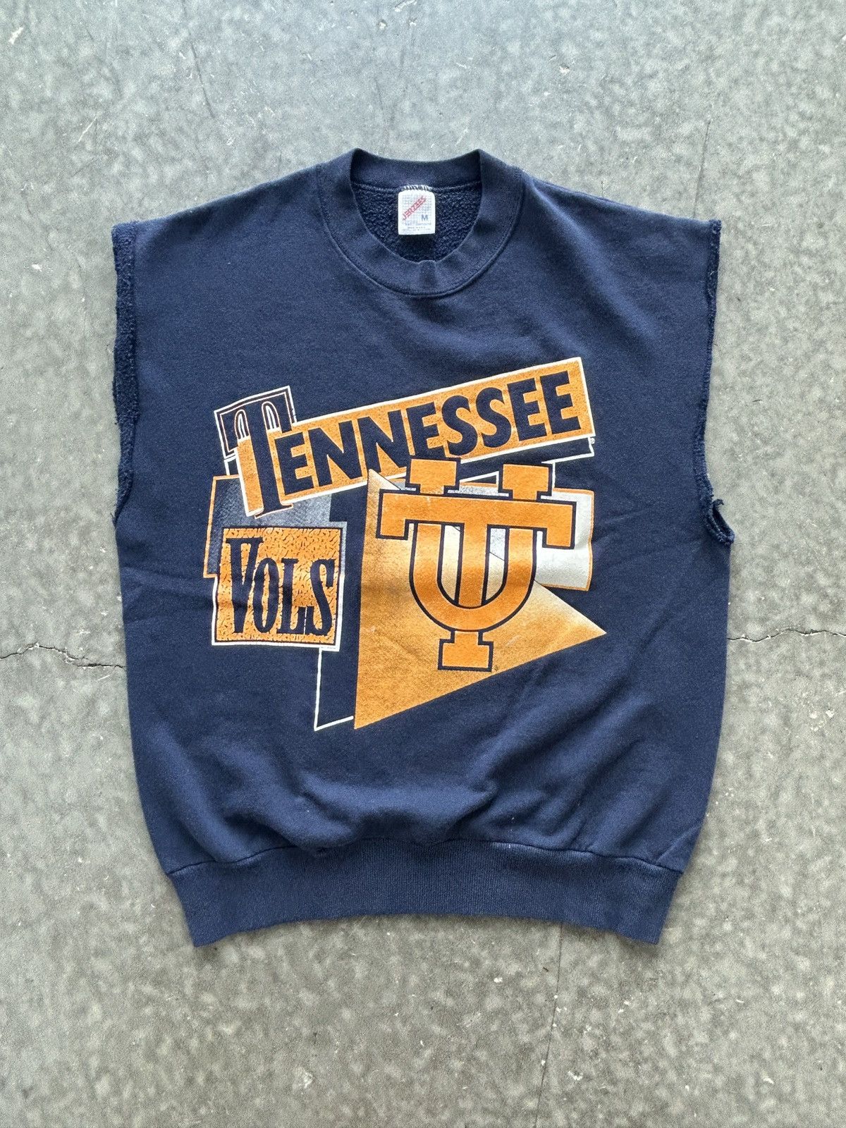 Vintage Vintage 90s University of Tennessee Sweatshirt Cut Off Size US M / EU 48-50 / 2 - 1 Thumbnail