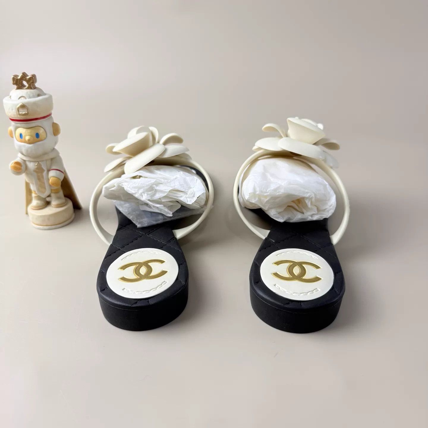 Chanel Chanel Camellia Flip-Flops Sandals Women's 37 Size US 6.5 / IT 36.5 - 3 Thumbnail