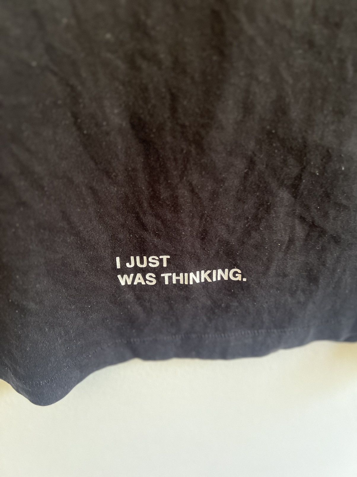 Off-White × Virgil Abloh Off white “I just was thinking “ Logo TEE Size US M / EU 48-50 / 2 - 6 Thumbnail