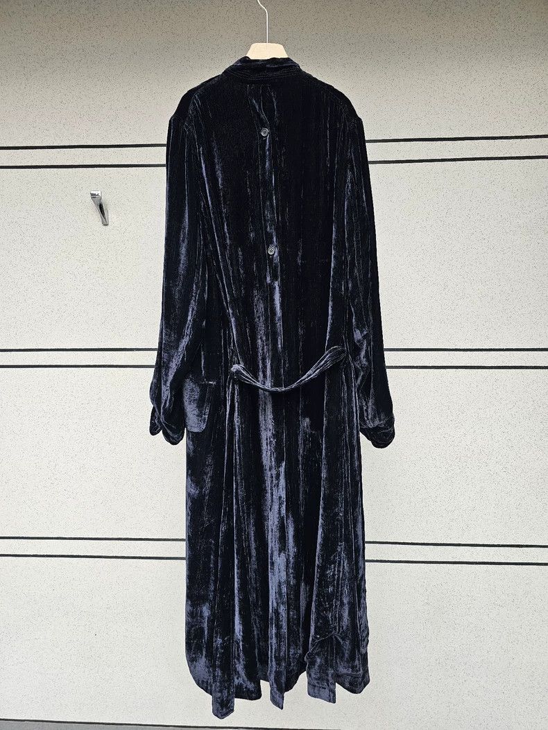 Ann Demeulemeester Ann Demeulemeester Men's and women's velour overcoats and Size M / US 6-8 / IT 42-44 - 3 Thumbnail