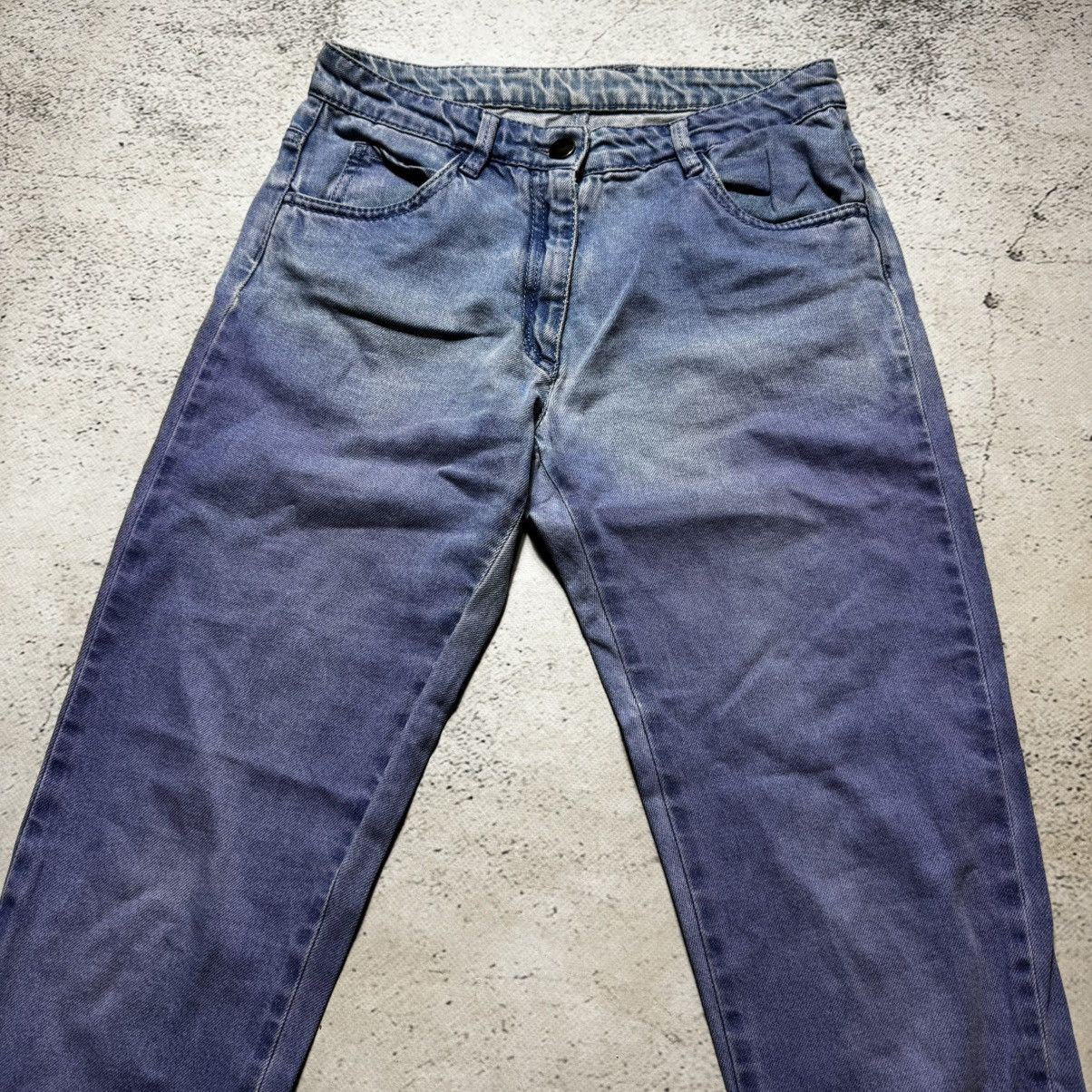 Maison Margiela avant garde maison margiela Shimmering purple jeans skinny Size 27" / US 4 / IT 40 - 4 Thumbnail