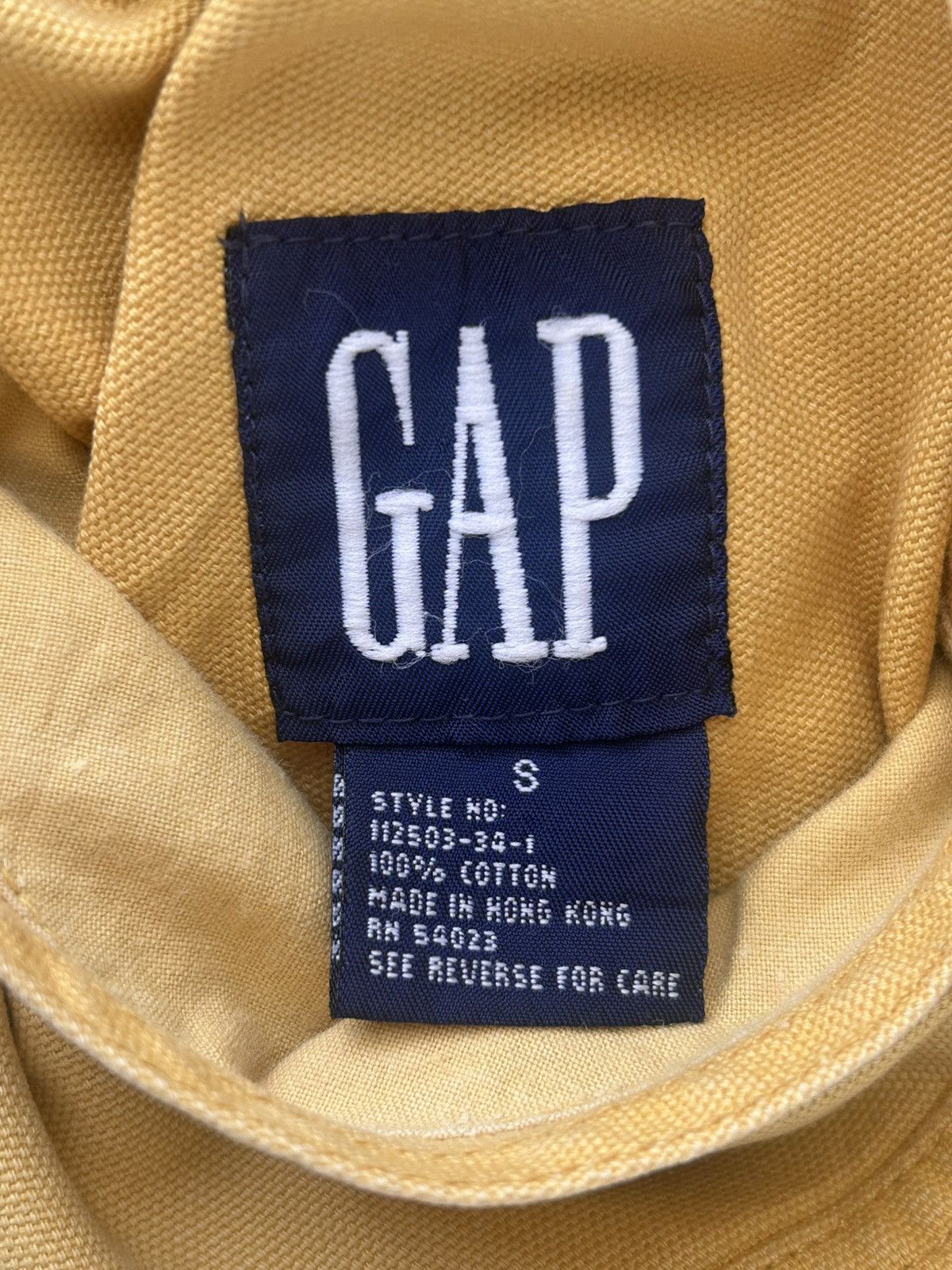 Gap Gap Reversible Army Green Yellow Corduroy Collar Jacket Size US XL / EU 56 / 4 - 9 Thumbnail