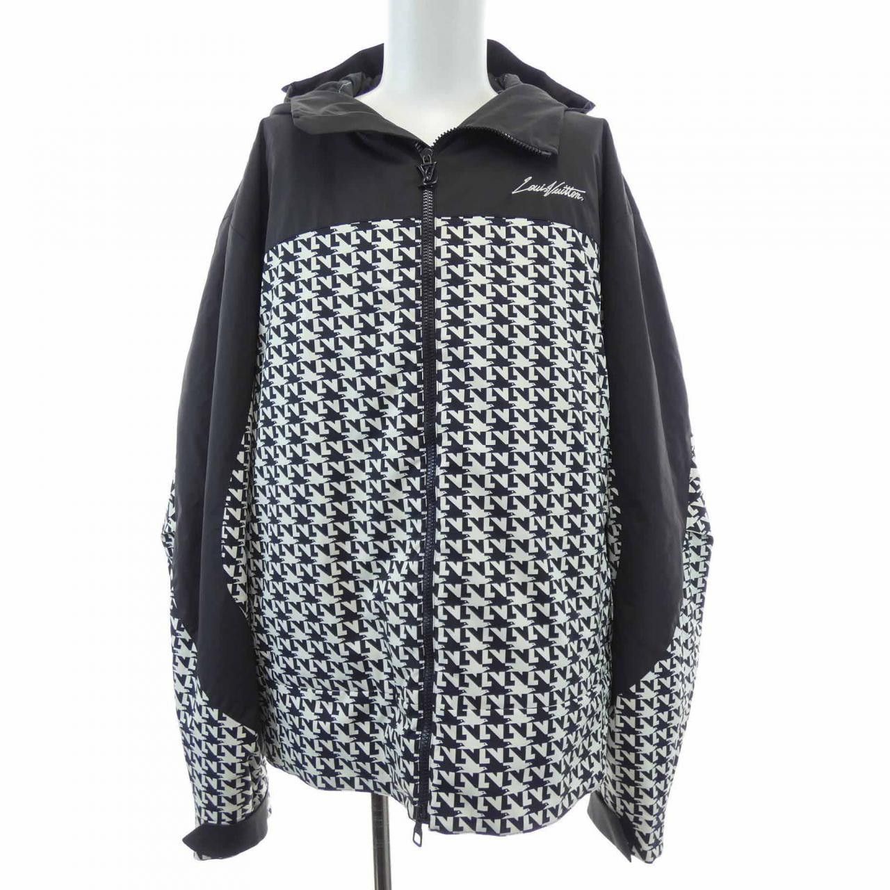 Louis Vuitton Louis Vuitton Louis Vuitton Bicolor Padded Hooded Jacket Textile Outerwear HOB03WJ34 DUTY FREE for USA Size ONE SIZE - 1 Thumbnail