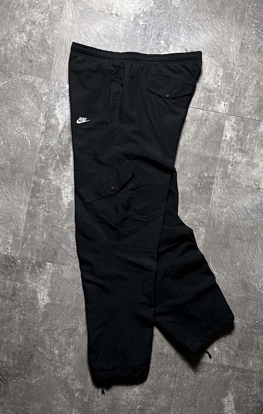 Nike Vintage Nike Track Pants Cargo Nylon Swoosh Baggy Size US 34 / EU 50 - 1 Thumbnail